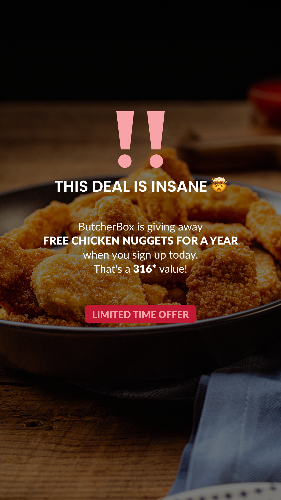 ButcherBox Facebook ad