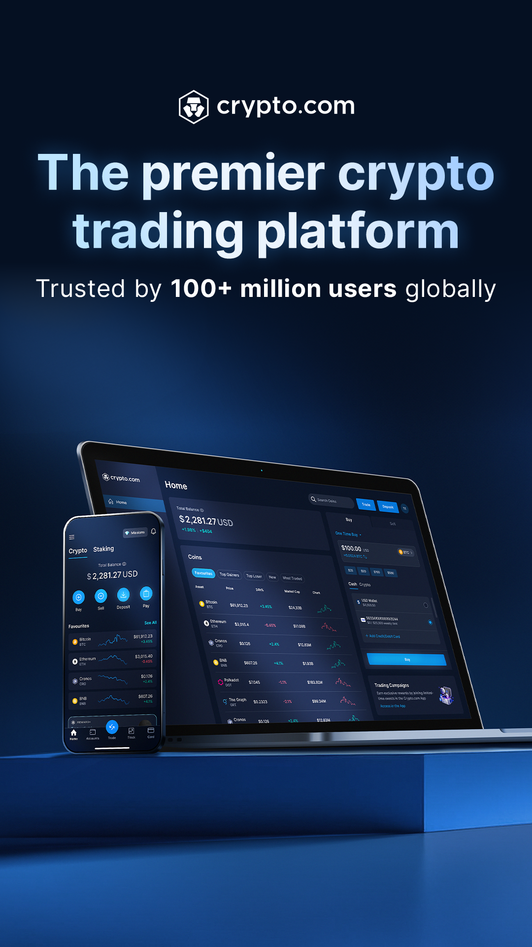 Crypto.com Facebook ad