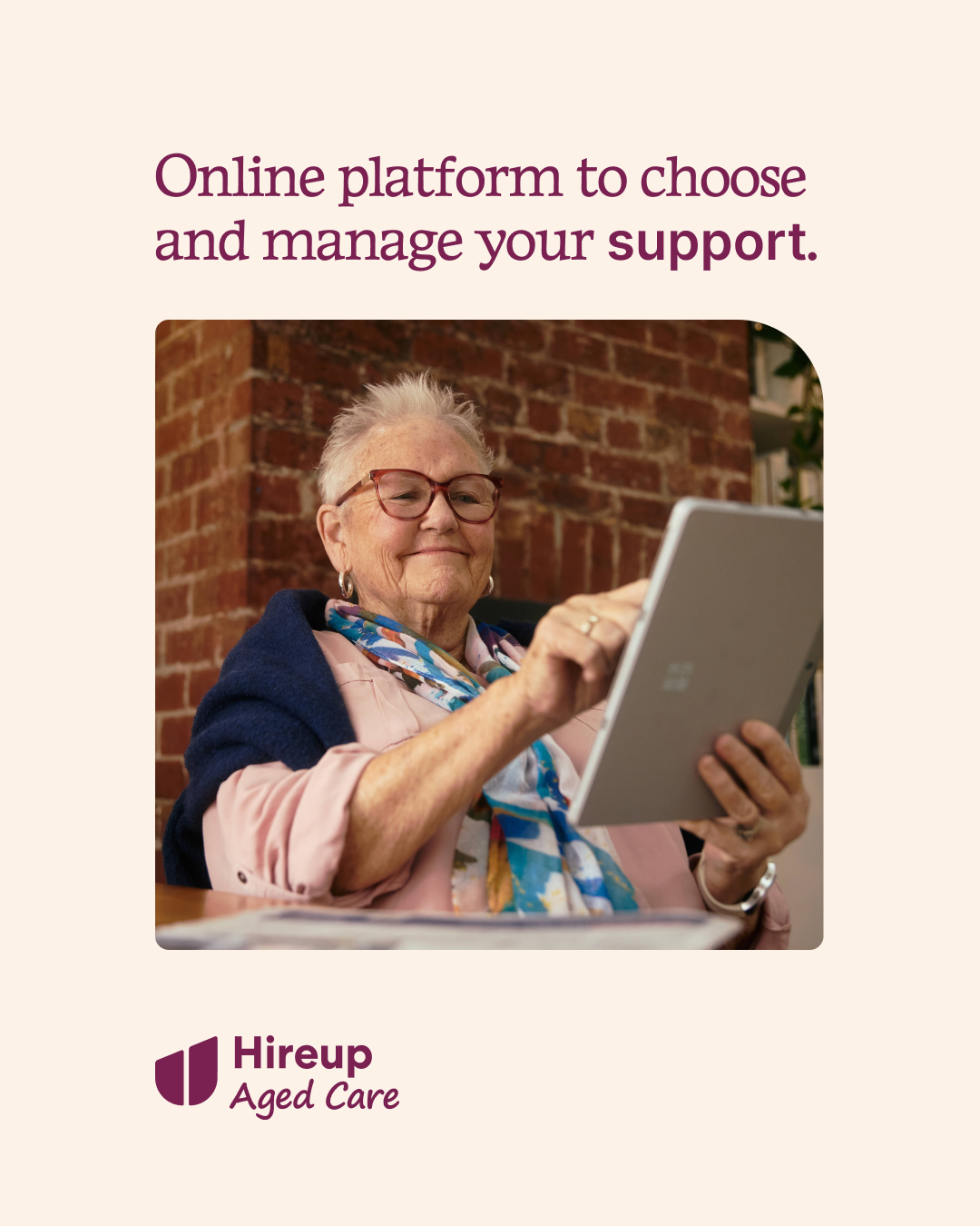 Hireup Facebook ad