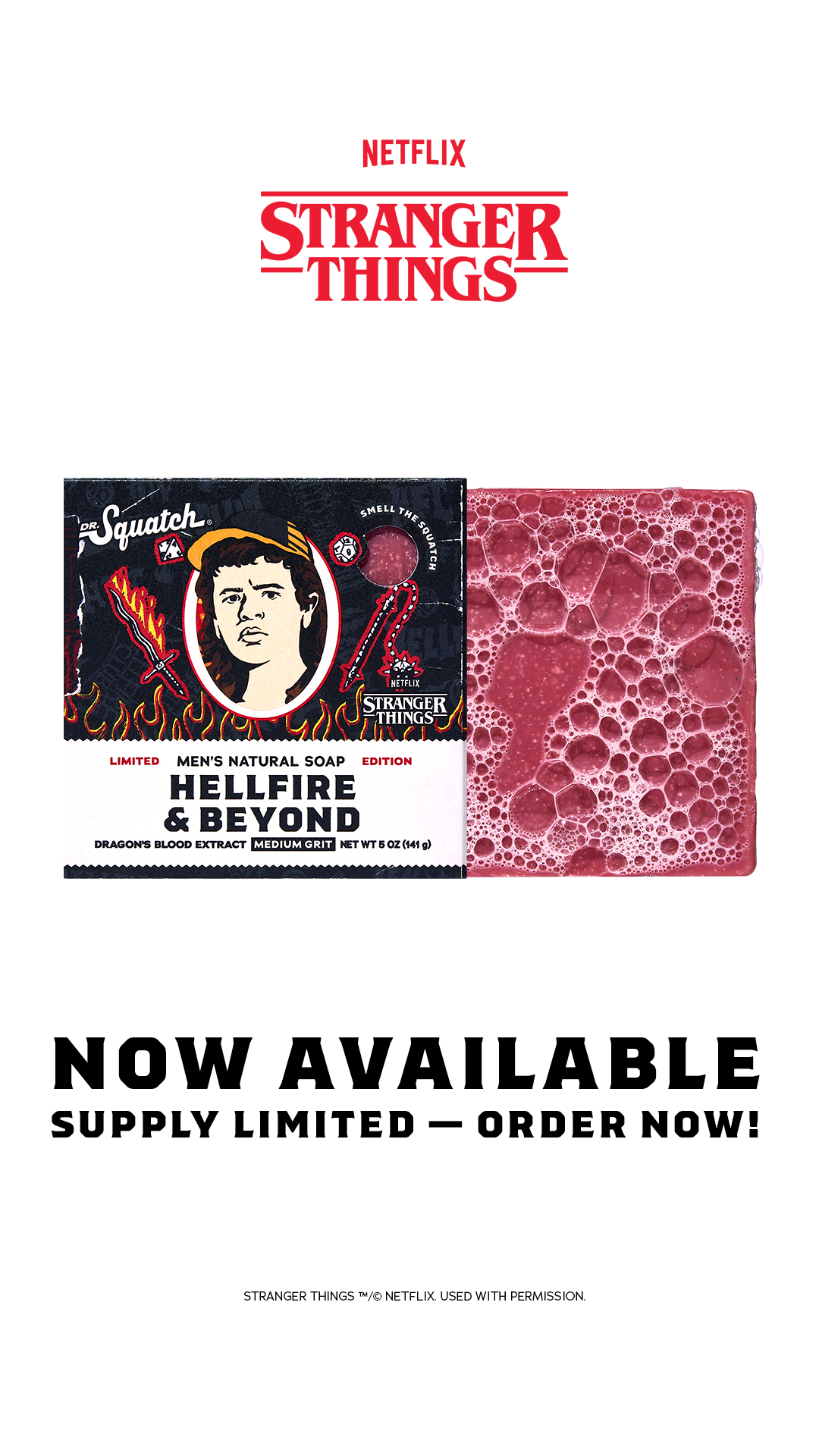 Dr. Squatch Facebook ad