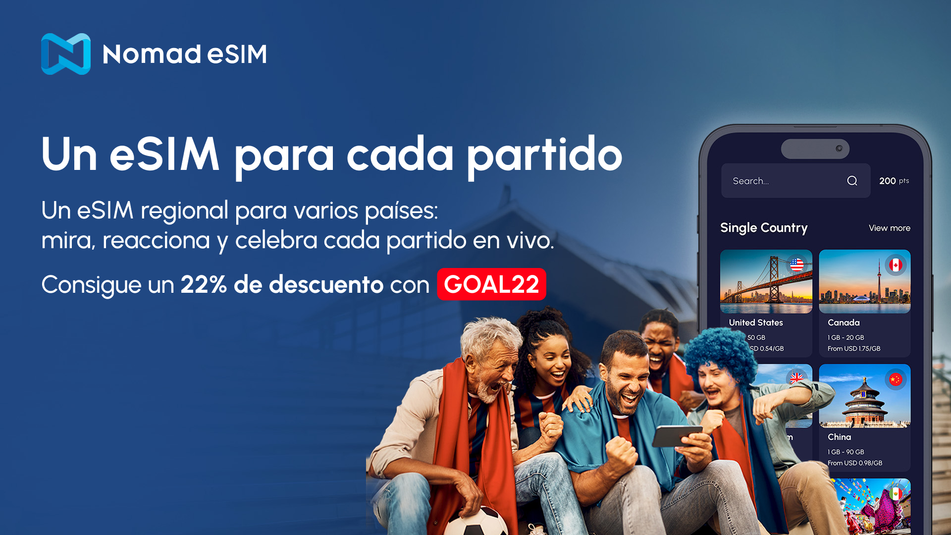 Nomad Esim Facebook ad