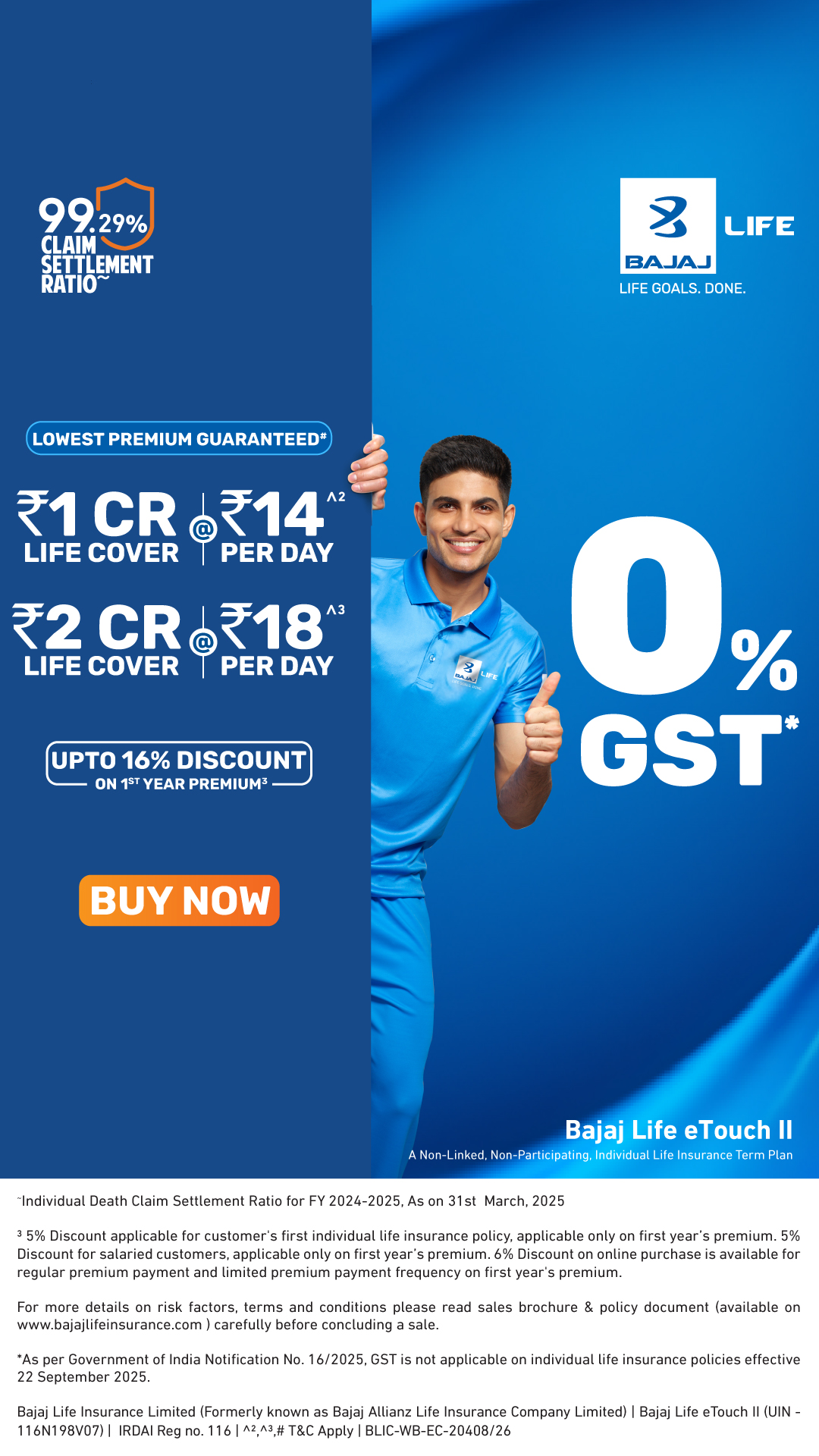 Bajaj Life Facebook ad