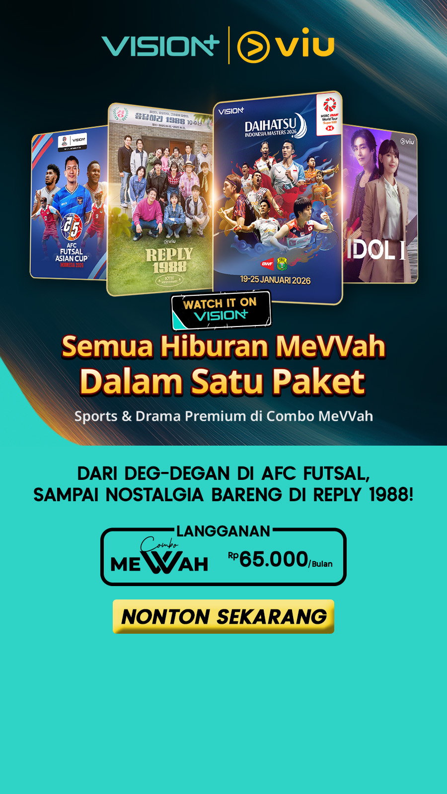 Vision Plus Originals Facebook ad from Jan 20, 2026