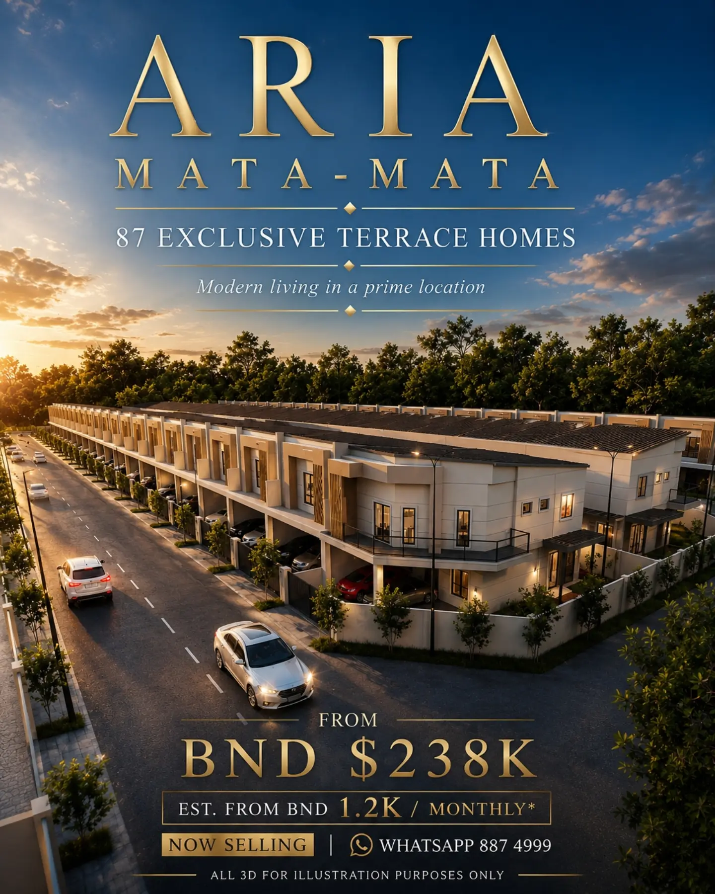 Goldendome Brunei Real Estate.FAUZI BWN Facebook ad: WHAT IF THIS IS THE HOME YOU’VE BEEN…