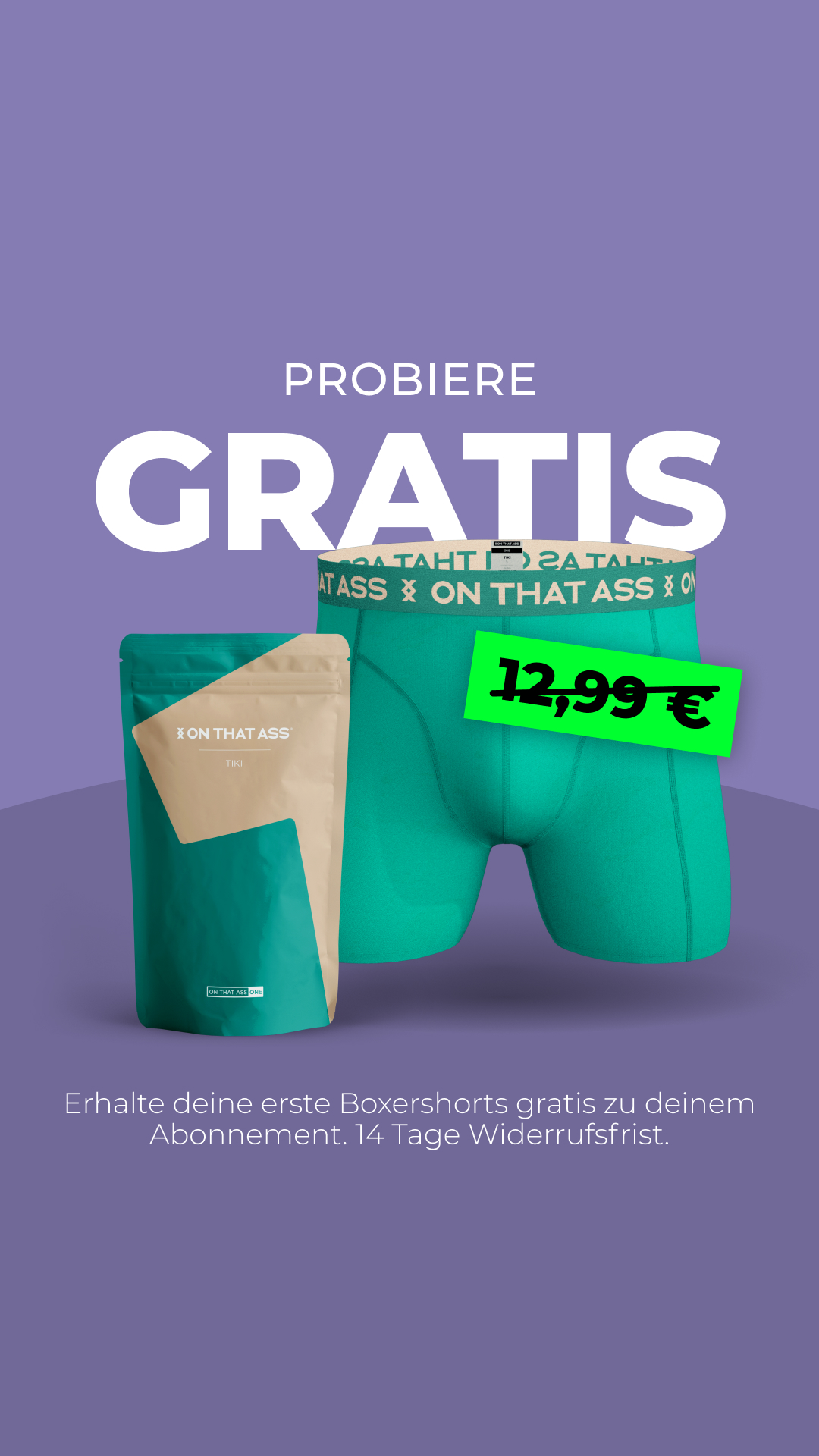 ON THAT ASS Facebook ad
