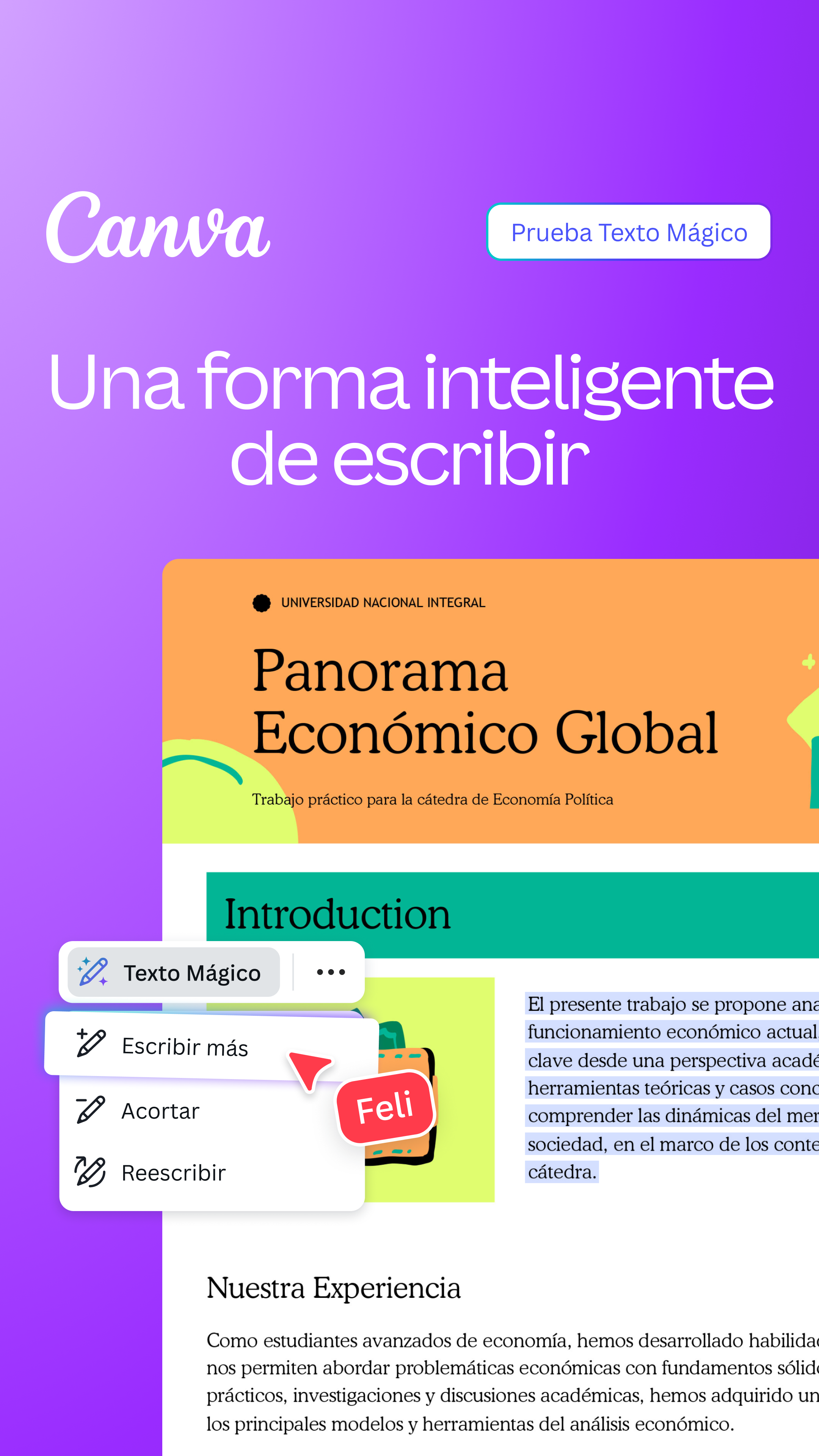 Canva Mexico Facebook ad