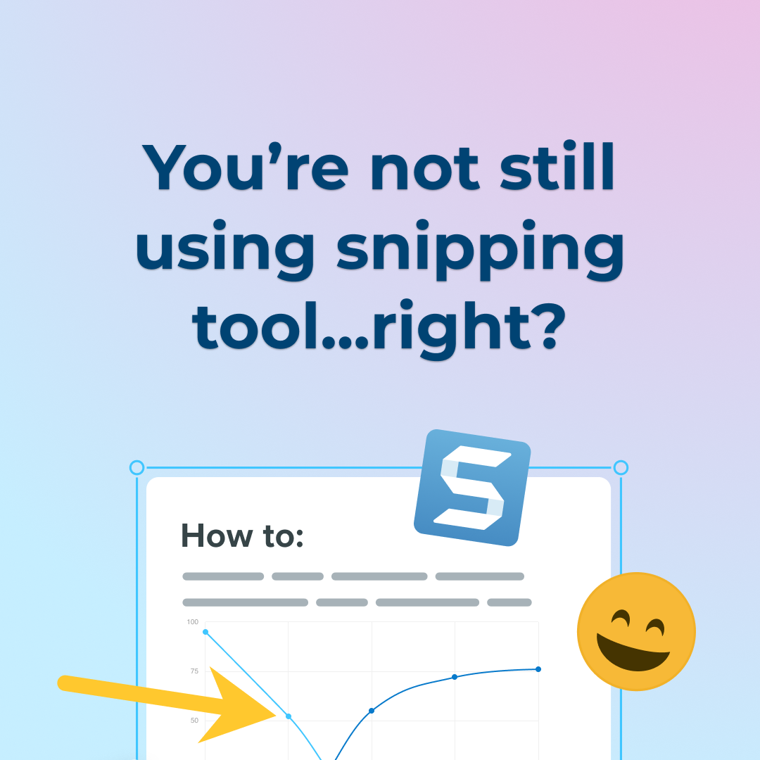 Snagit Facebook ad: If you work on a computer, you need…