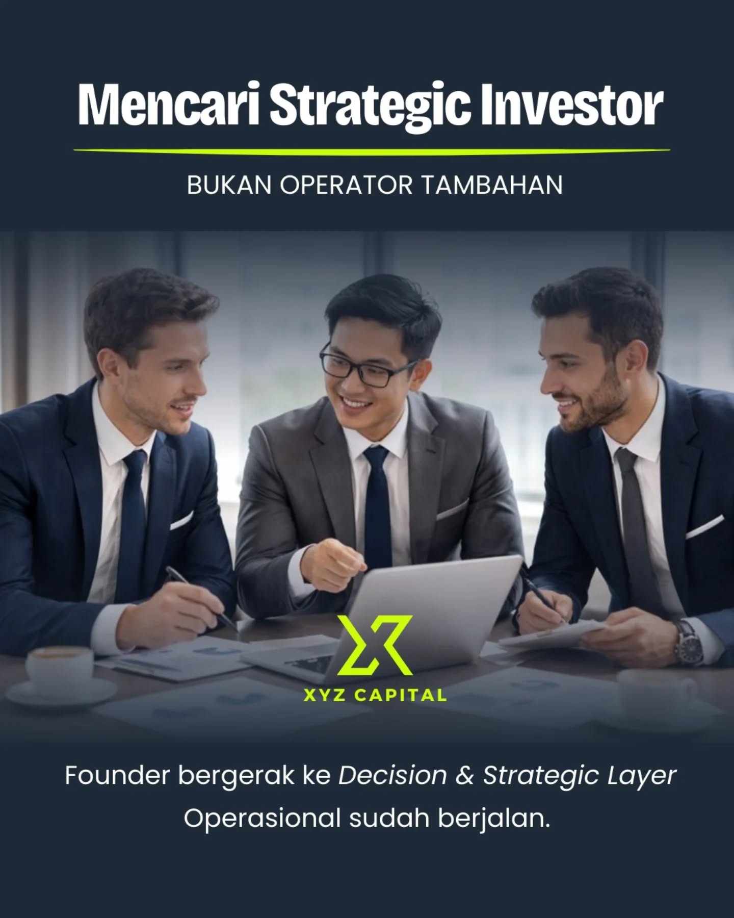 xyzcapital.id Facebook ad: Mencari strategic investor seperti mencari duri dalam…