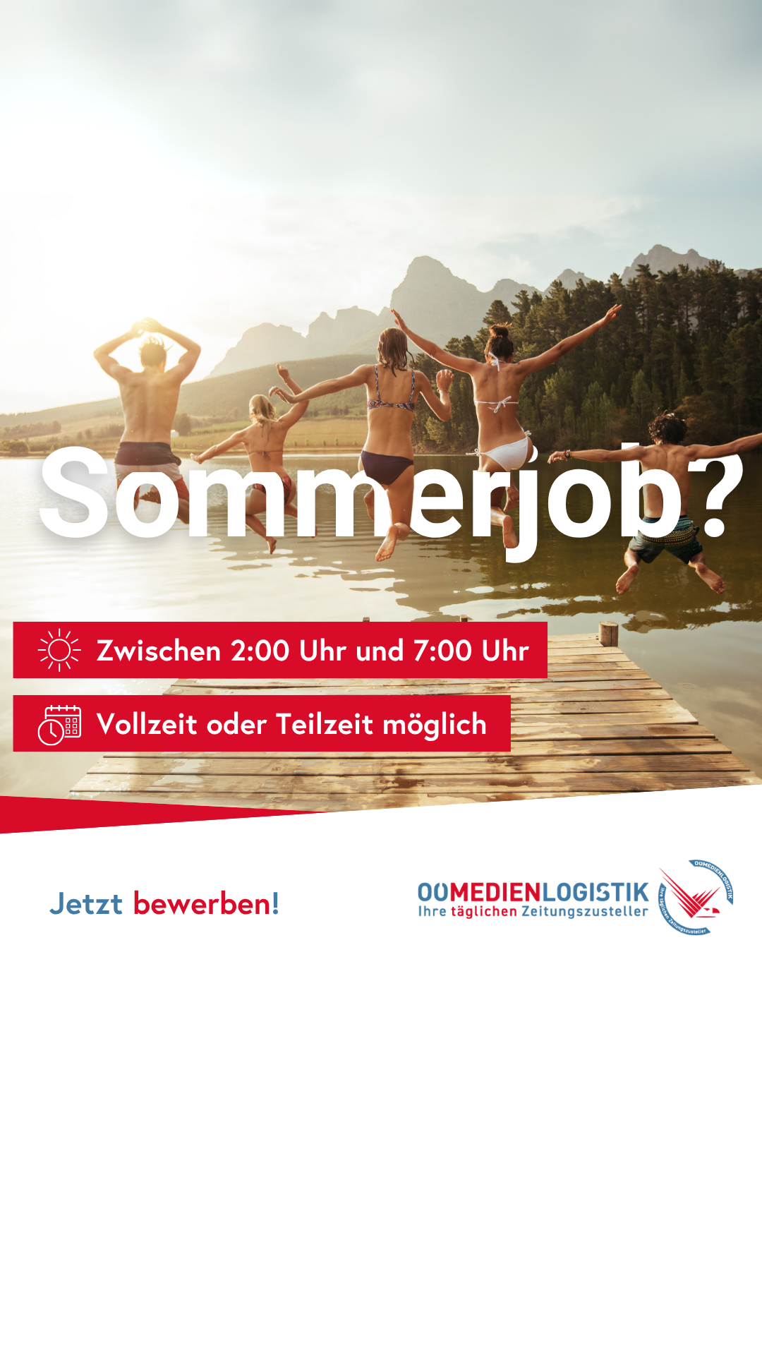 OÖ Medienlogistik GmbH Facebook ad from May 12, 2026