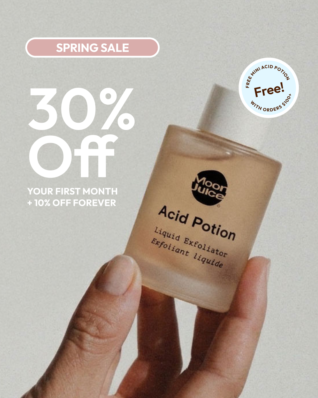 Moon Juice Facebook ad