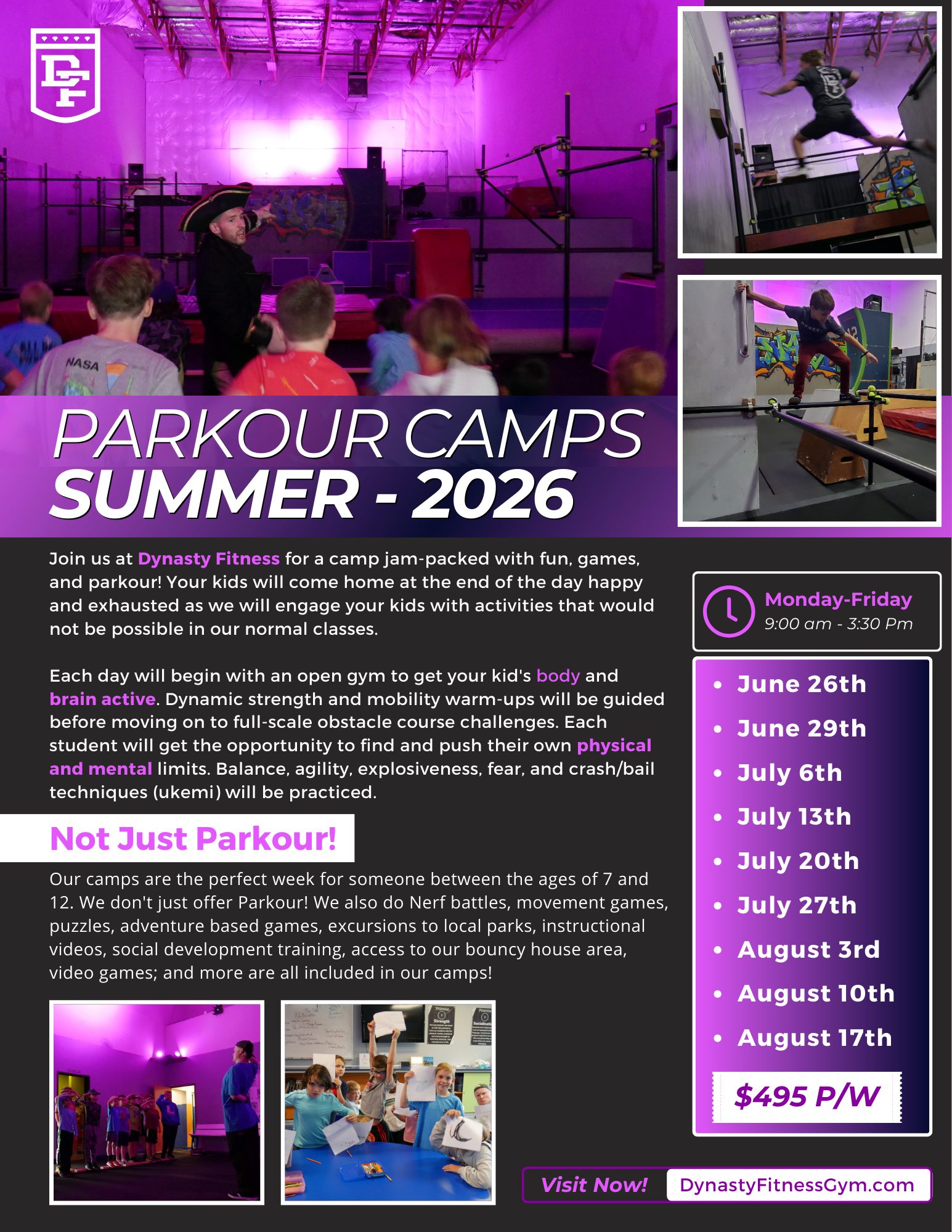 Dynasty Fitness Facebook ad from Jan 1, 2026