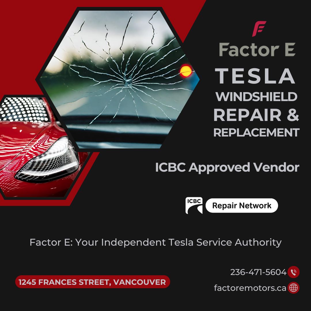 Factor E Vancouver Facebook ad: Factor E Tesla Service