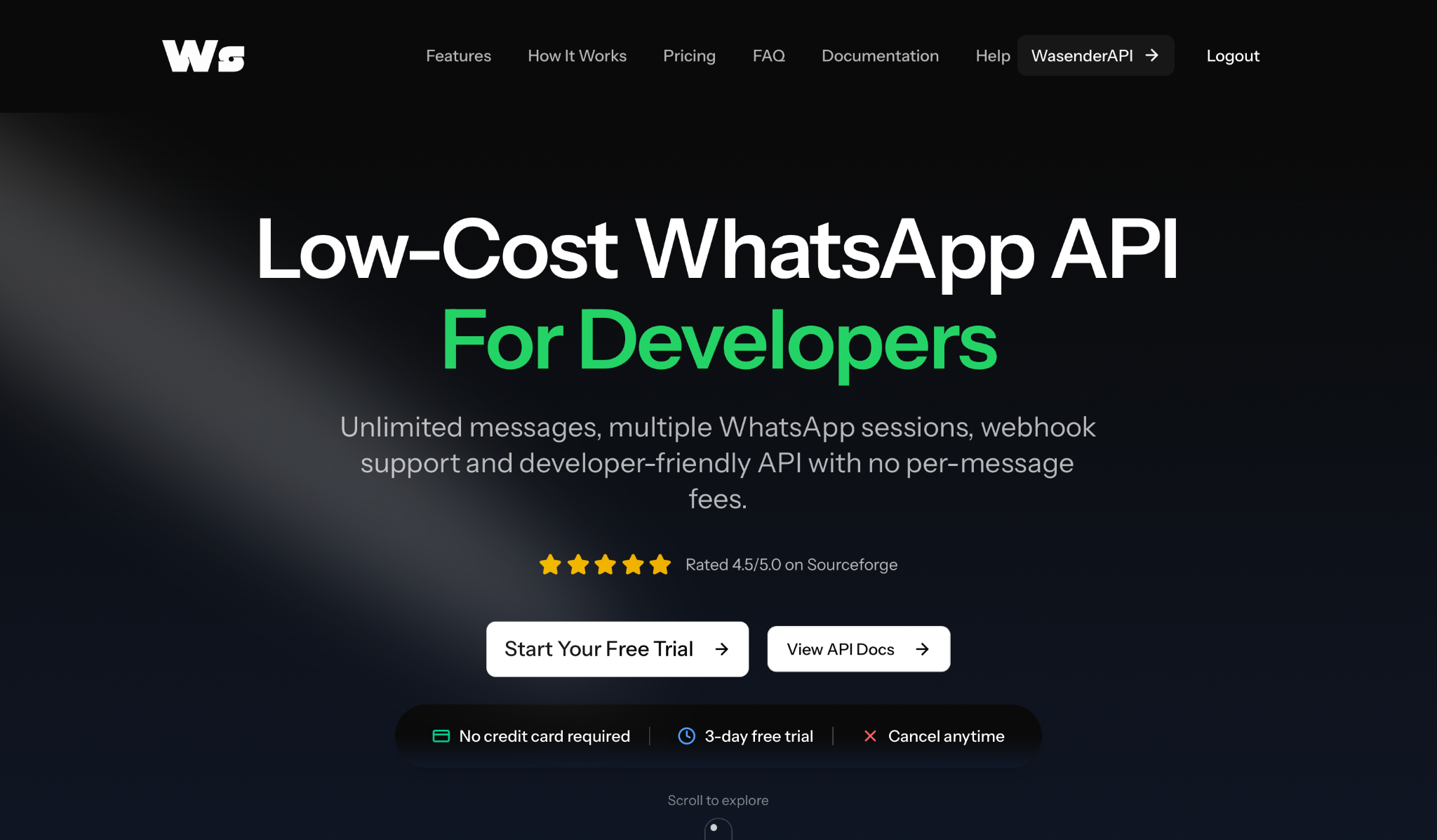 WaTools Facebook ad: WhatsApp API from $6/mo
