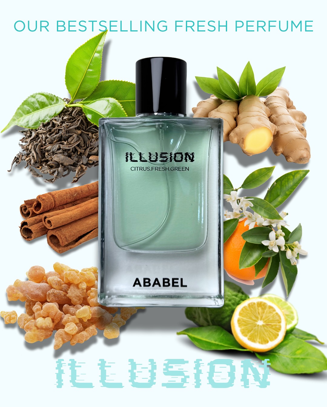 ababelperfumes Facebook ad: Freshness that speaks for itself