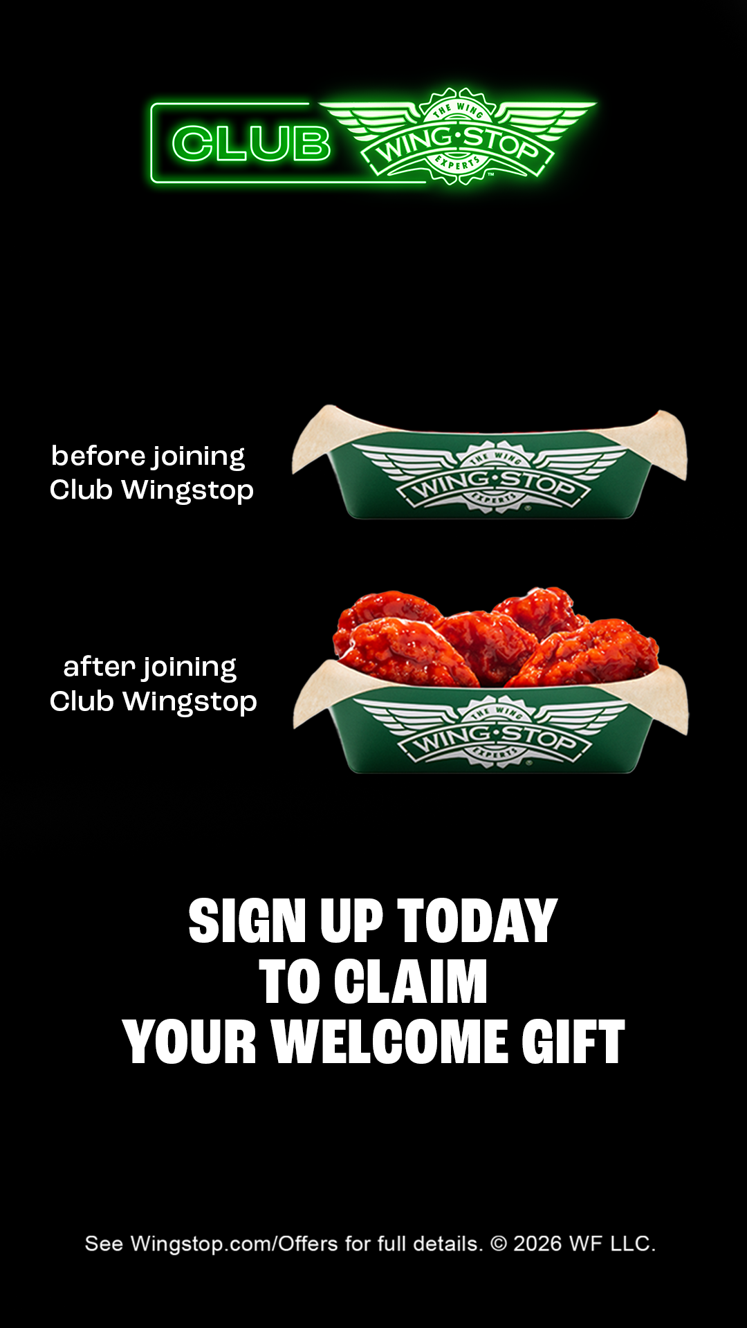 Wingstop Facebook ad