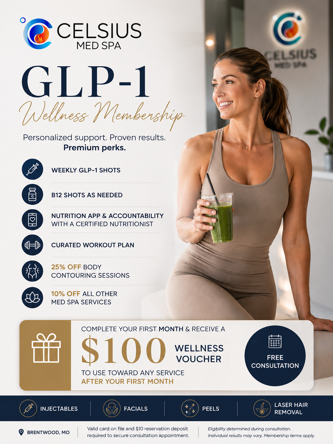 Celsius Med Spa STL Facebook ad