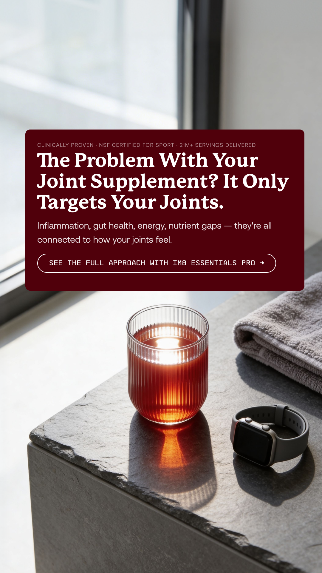 IM8 Health Facebook ad