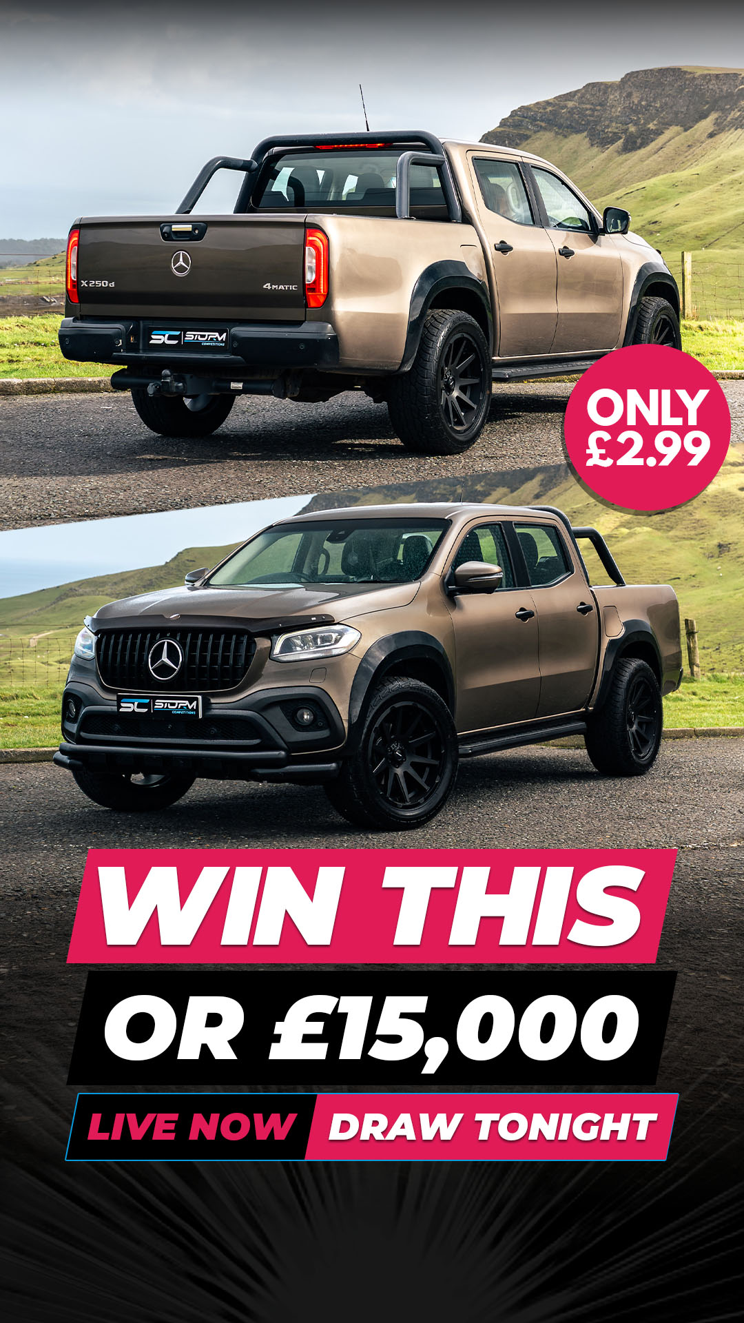 Storm Competitions Facebook ad