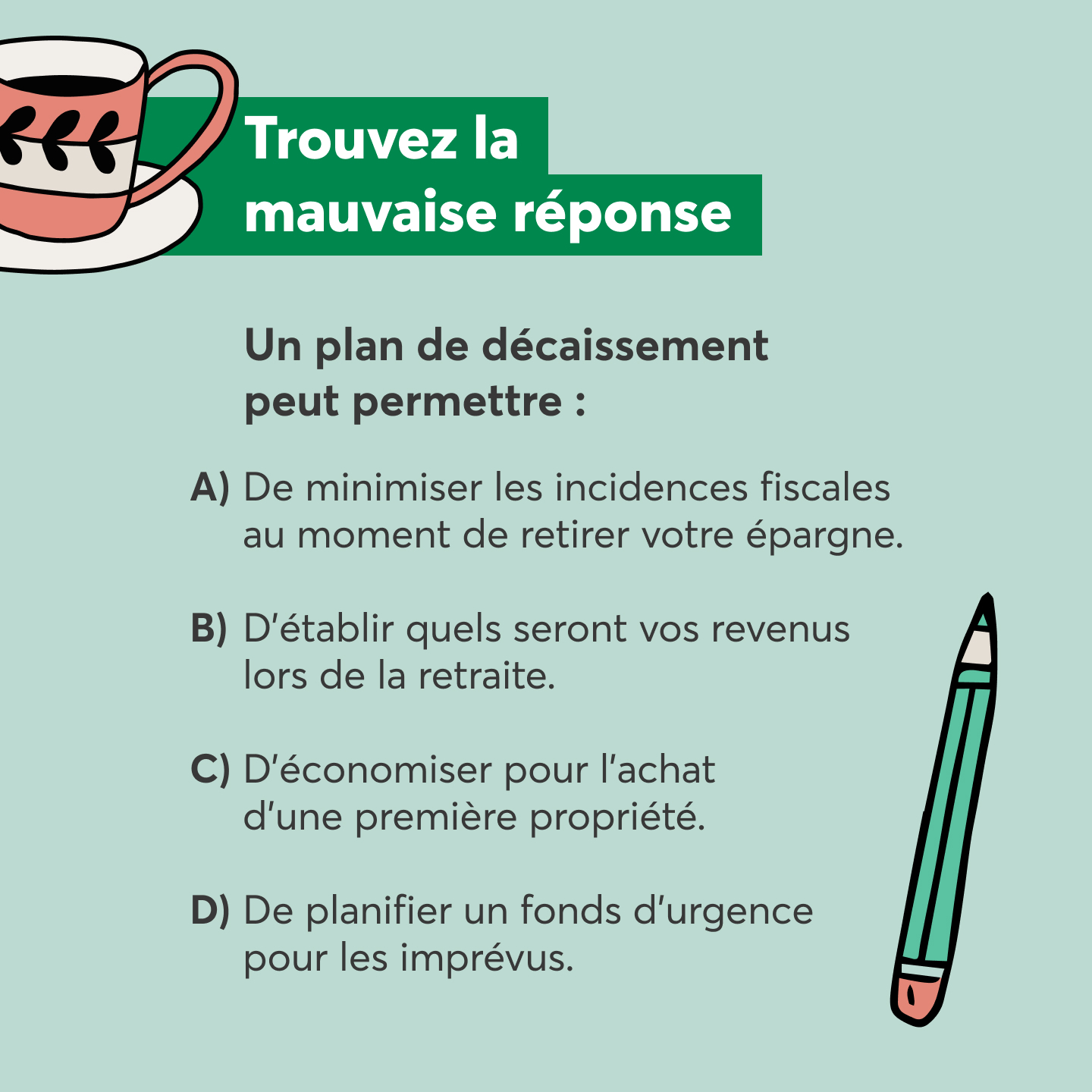 Desjardins Facebook ad: La retraite, ça se planifie