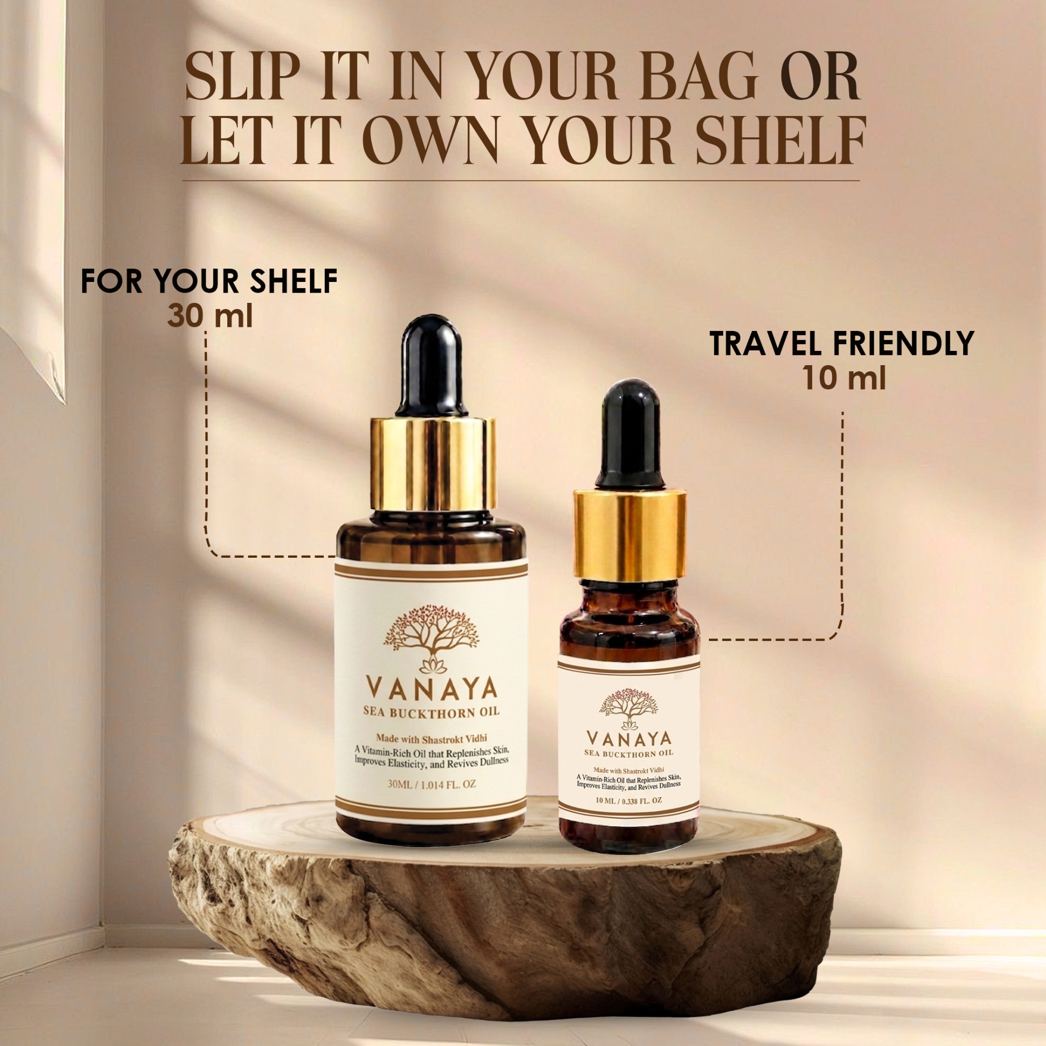 Vanaya Facebook ad: Ancient Ayurvedic wisdom.