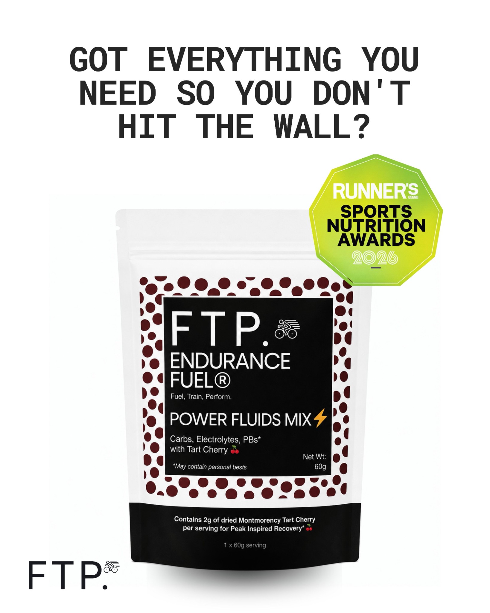 FTP Endurance Fuel Facebook ad