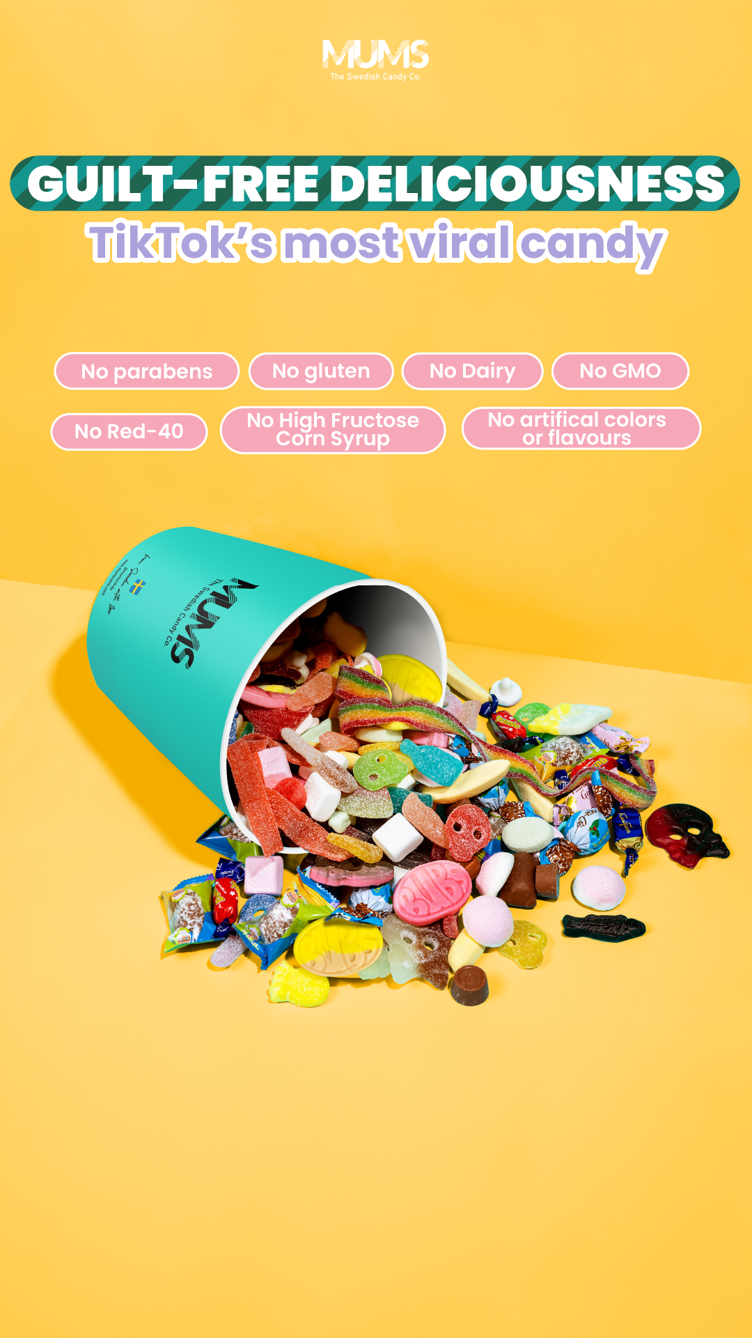 Mums - The Swedish Candy Co. Facebook ad