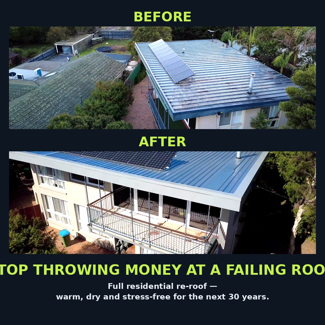 Melbourne Made Roofing Facebook ad: Your 25-Year-Old Roof Is a Ticking Time Bomb