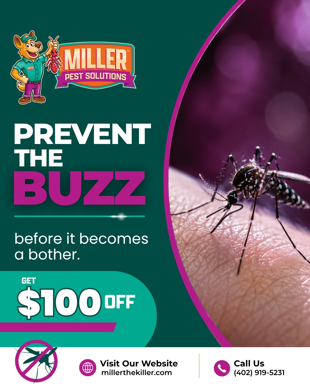 Miller Pest & Termite Facebook ad