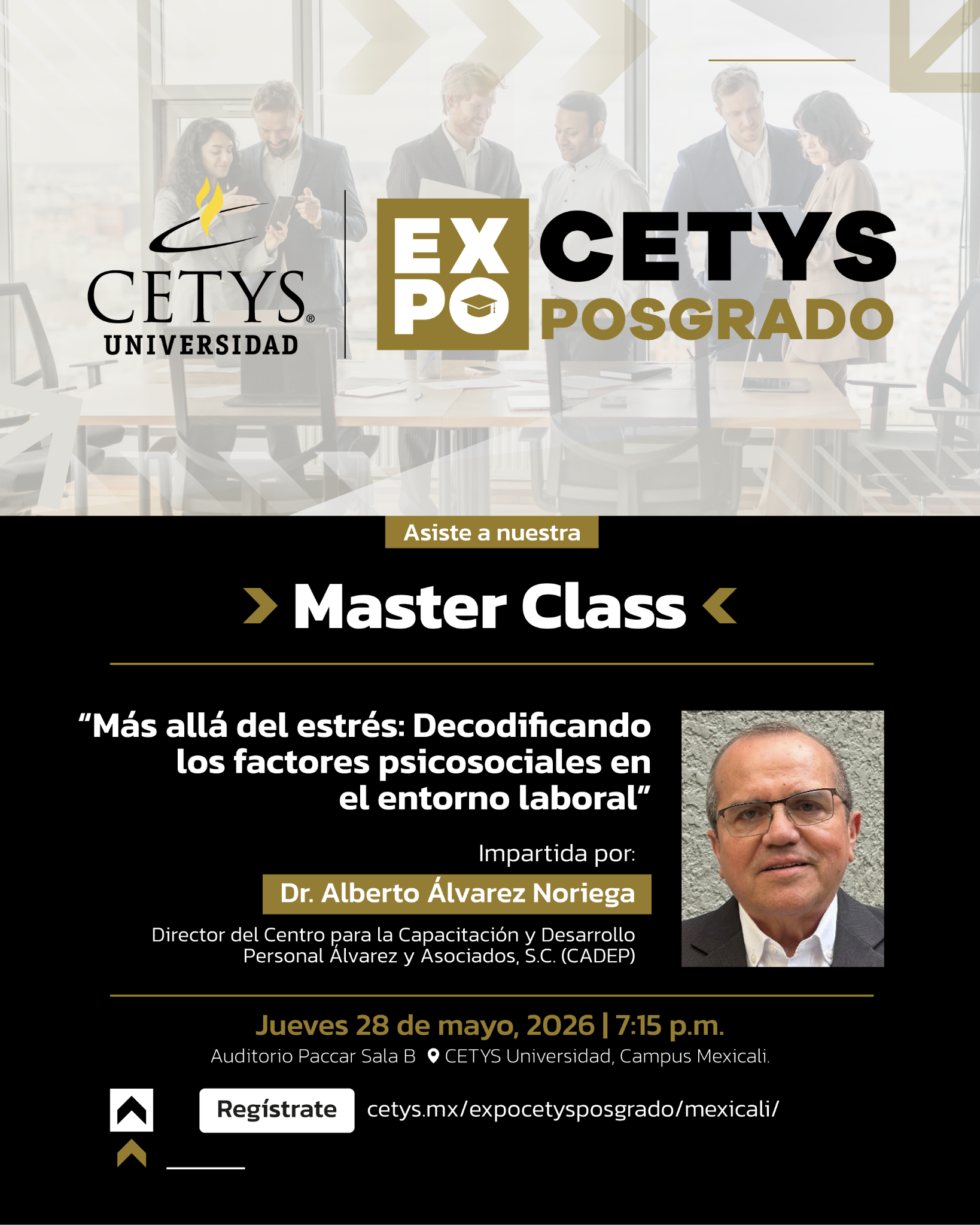 CETYS Universidad Campus Mexicali Facebook ad: ExpoCETYS Posgrado 2026