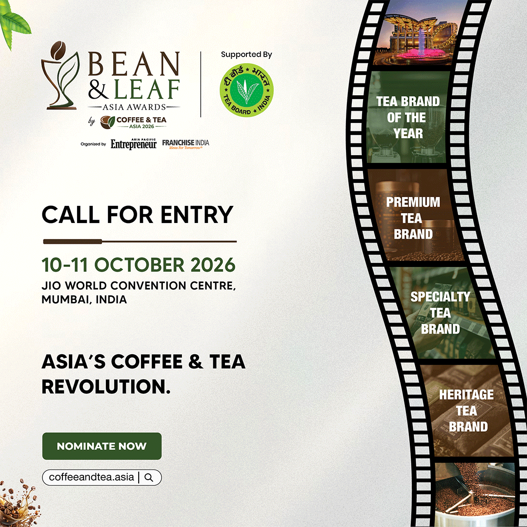 restaurantindia.in Facebook ad: Bean & Leaf Asia Awards 2026 By Coffee & Tea Asia…