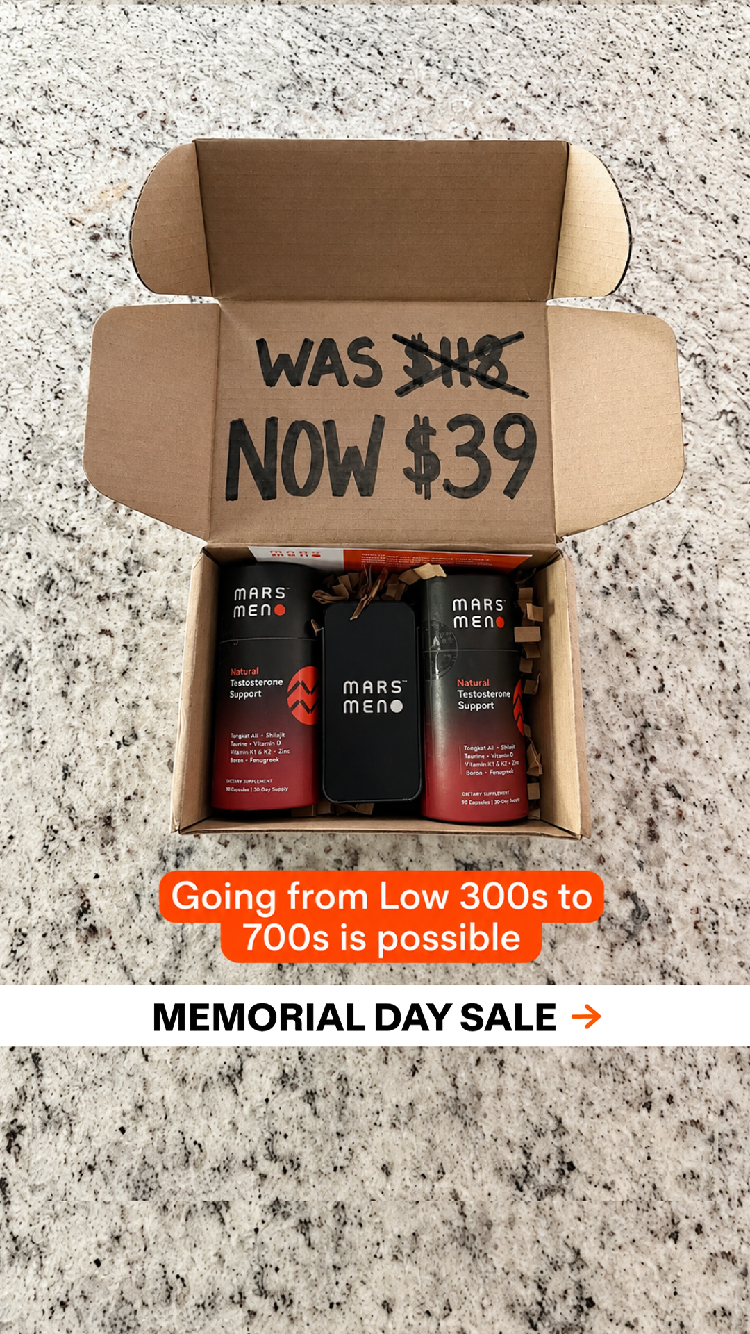 Mars Men Facebook ad