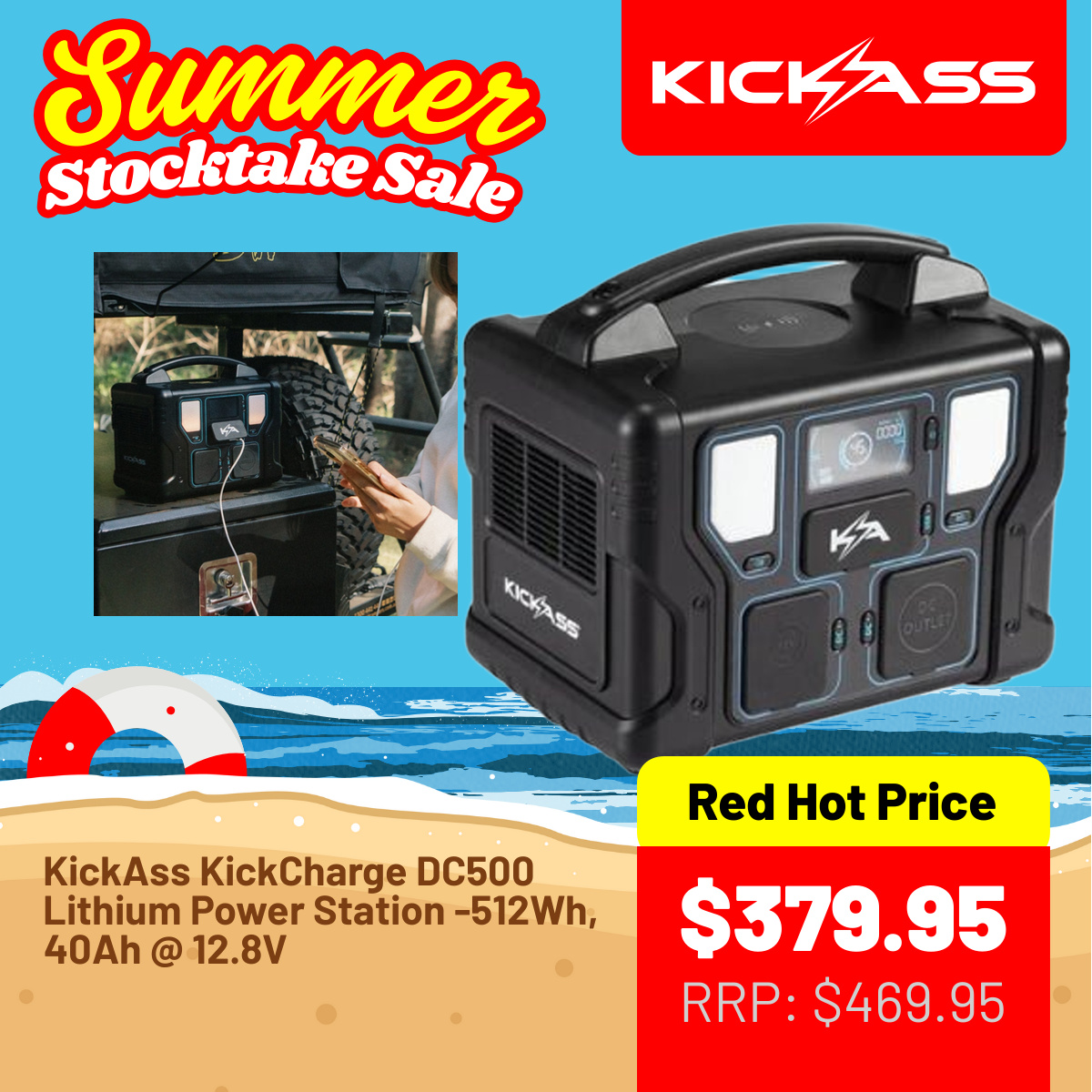 KickAss Products Facebook ad