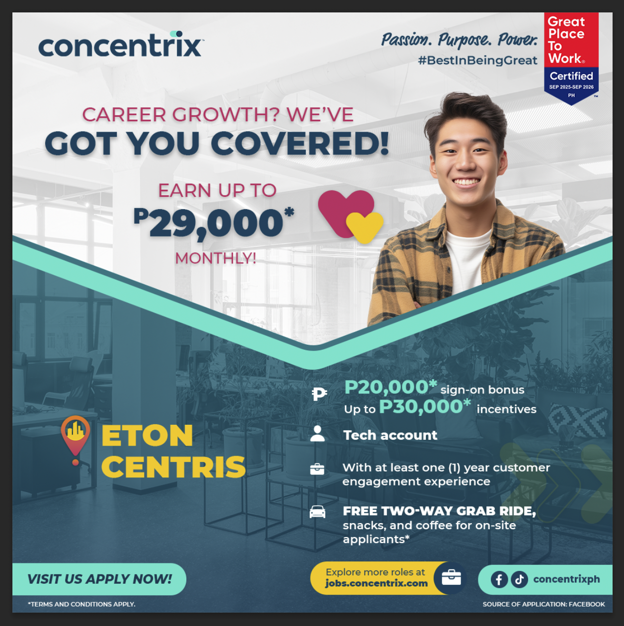 Concentrix Facebook ad