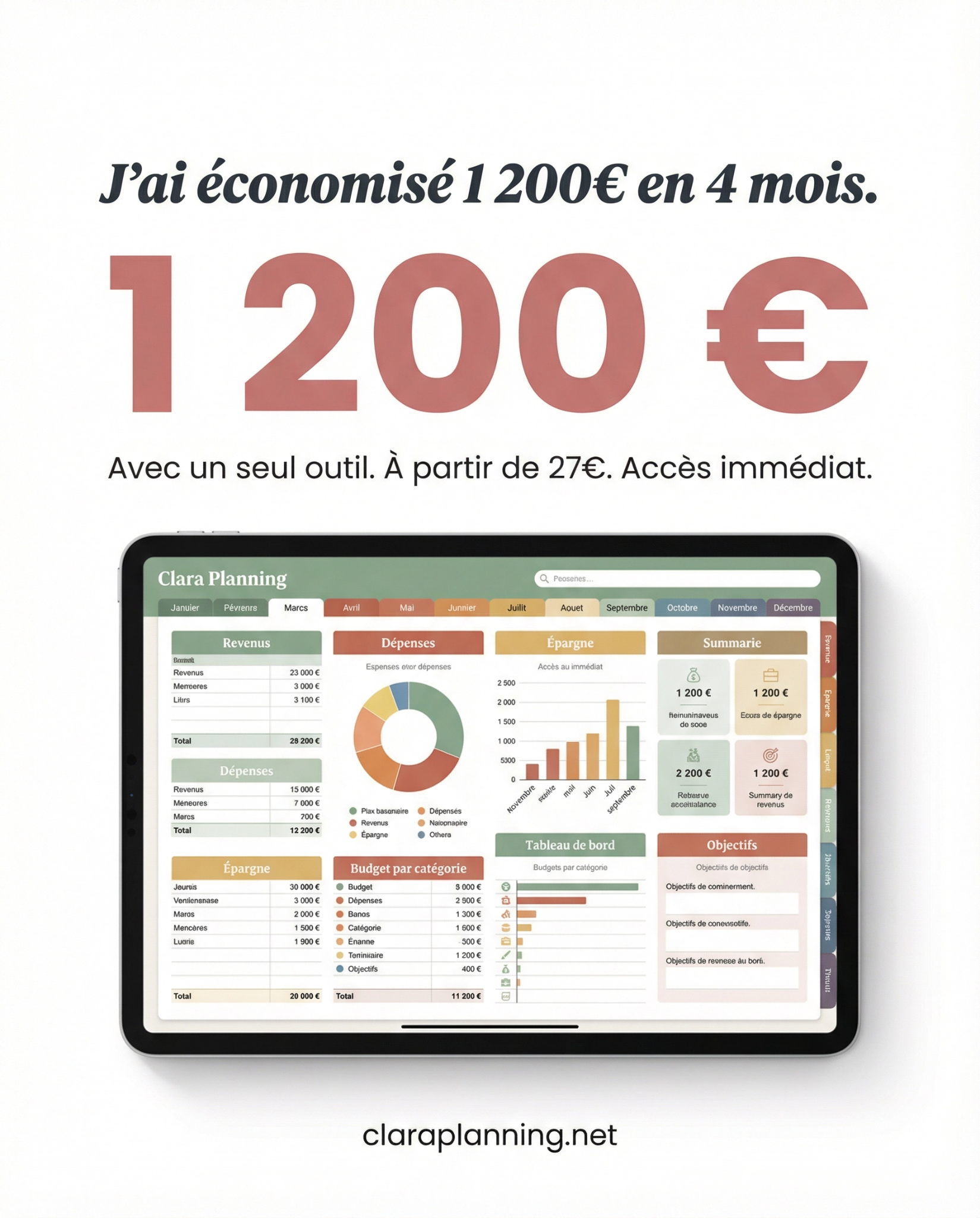 Clara Moreau Facebook ad