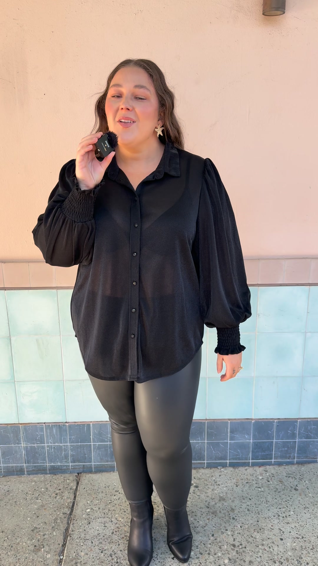 Proud Poppy Clothing Facebook ad: Meet The Shirred Cuff Shirt