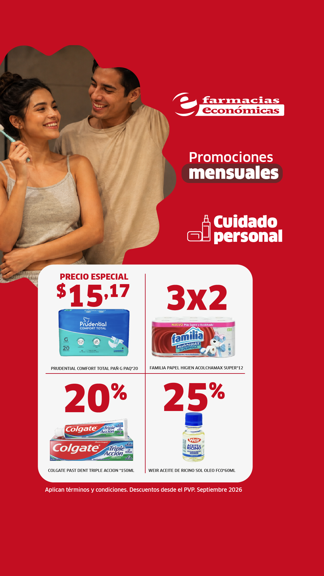 Farmacias Económicas Ec Facebook ad: @farmaciaseconomicas | Página web, WhatsApp | Beacons