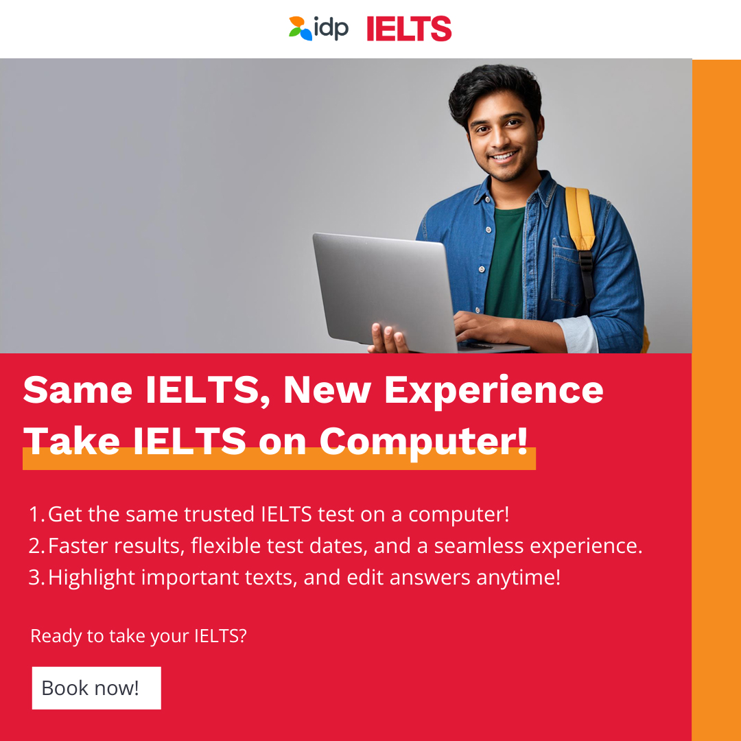 IELTS Essentials from IDP Facebook ad