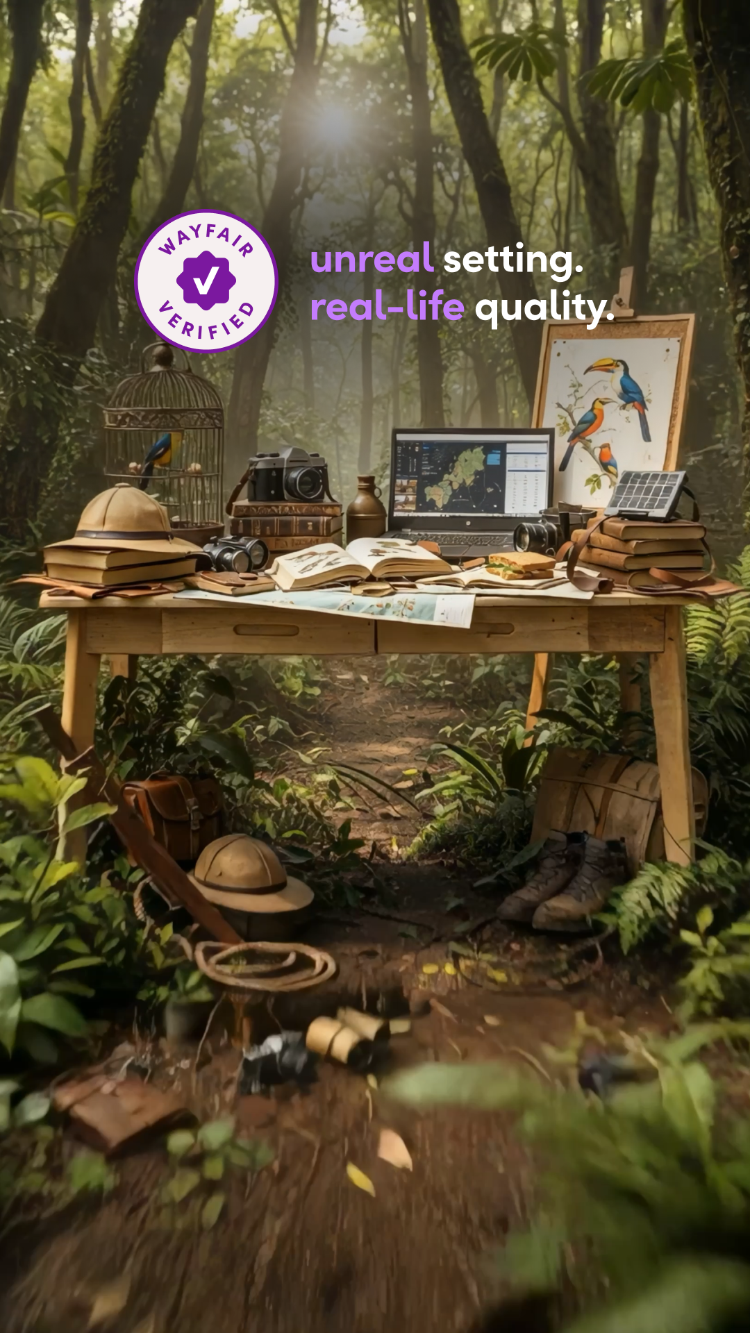 Wayfair Facebook ad