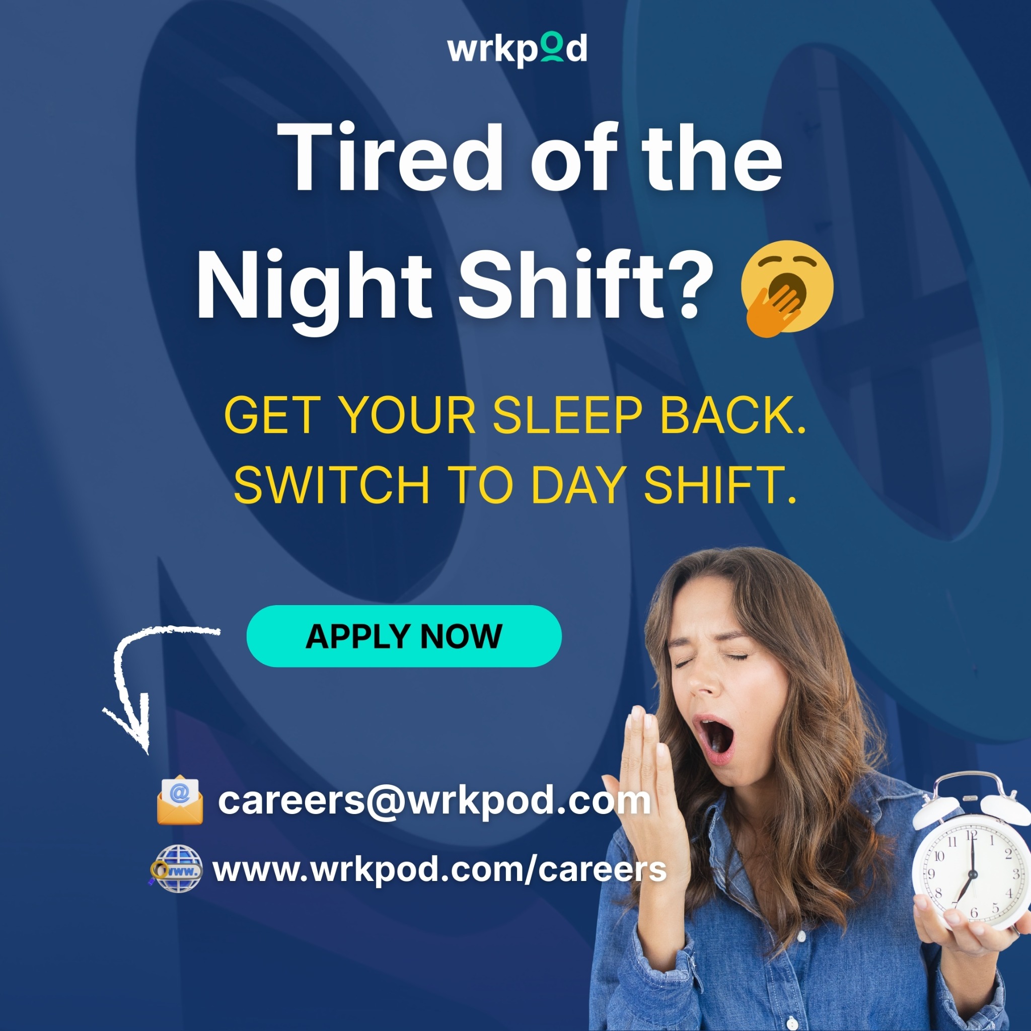 WrkPod Careers Facebook ad