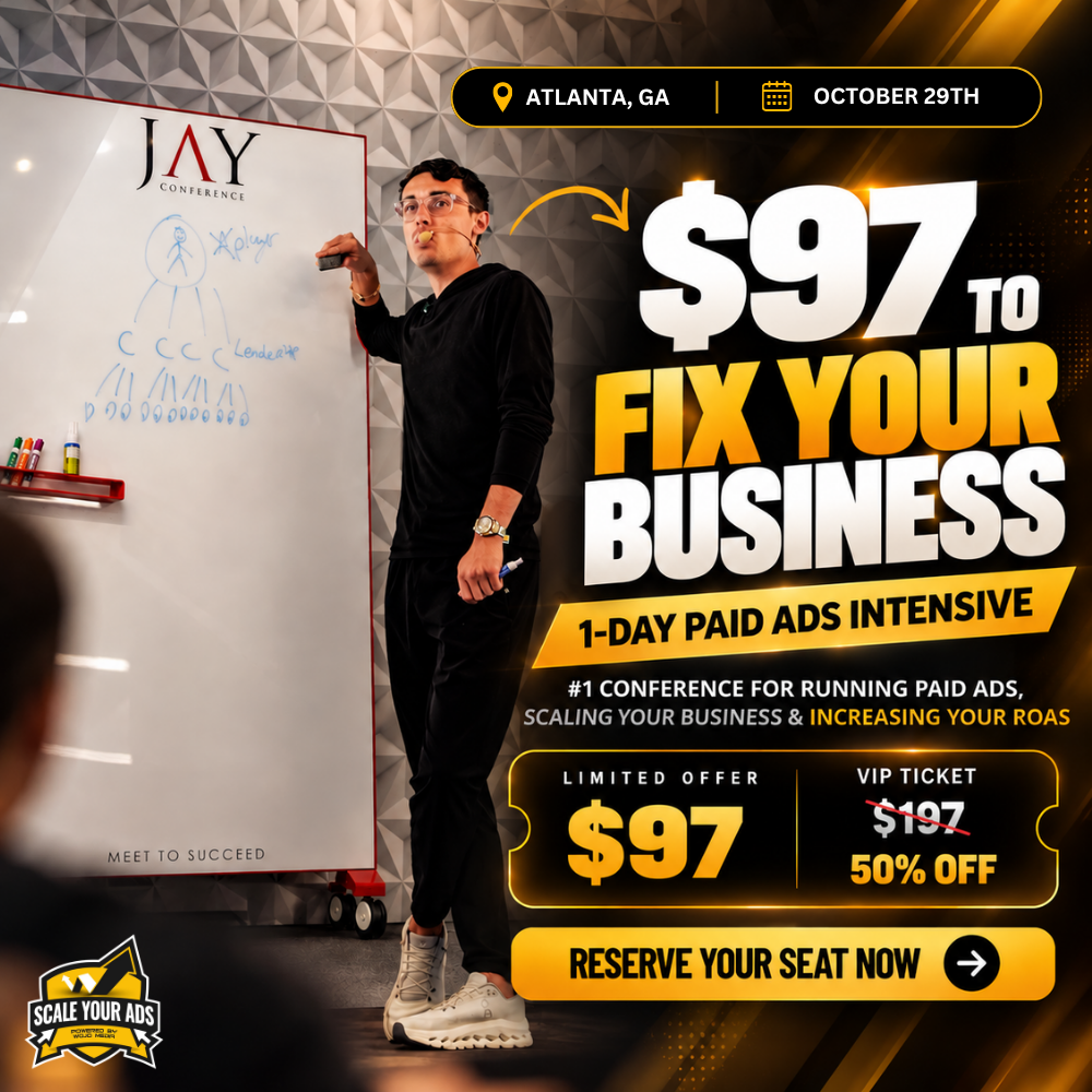 Jason Wojo Facebook ad: [ Atlanta, GA #1 Event For Scaling Your Ads ]