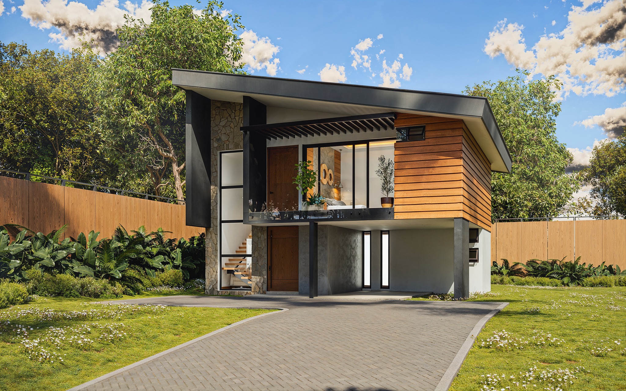 Erick Ledezma Arquitectura Facebook ad: Casa Morpho es una vivienda unifamiliar concebida para…
