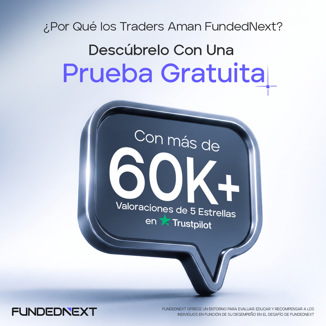 FundedNext Facebook ad: Pago en 5 días. Cero rechazos.
