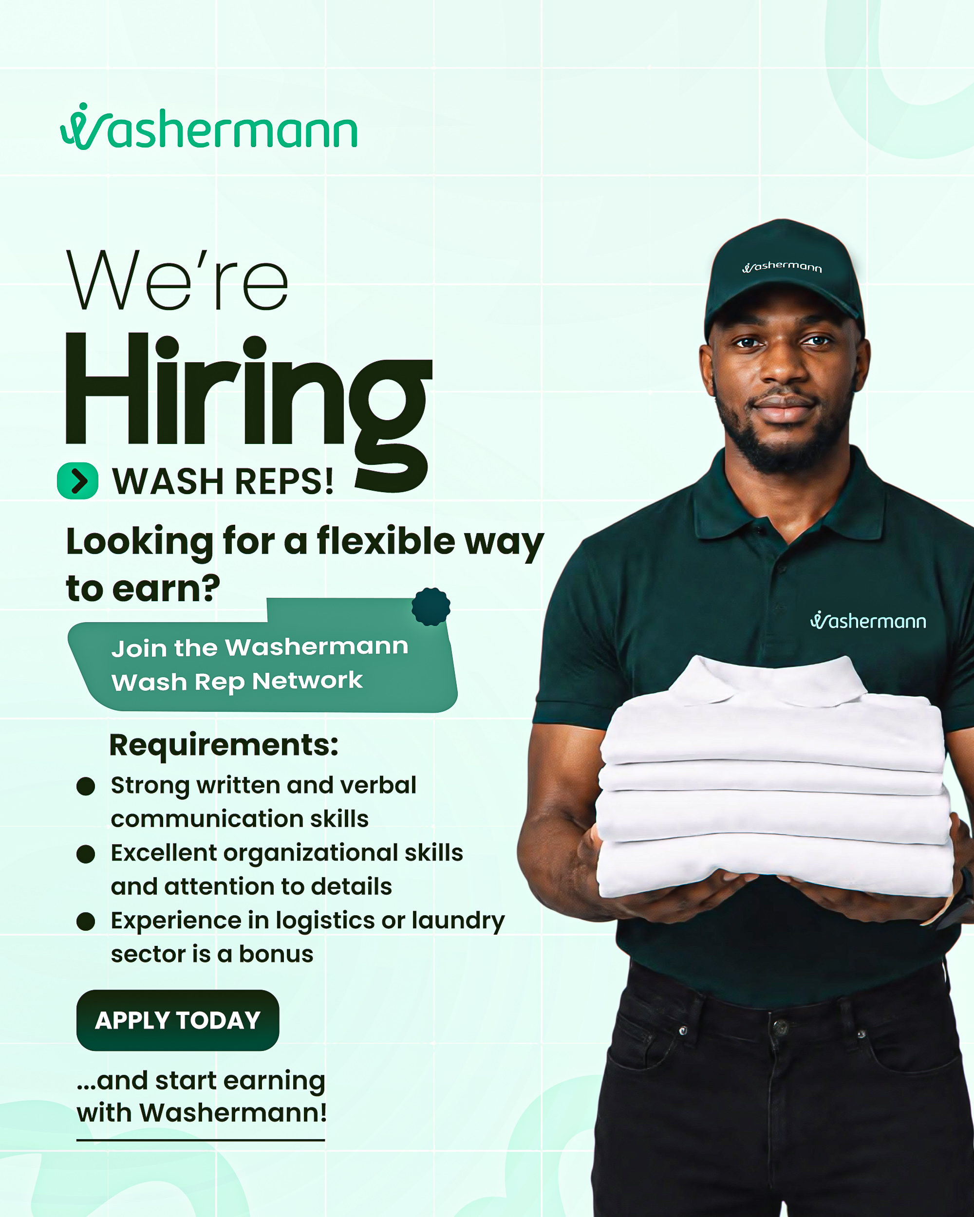 Washermann Africa Facebook ad from Jun 10, 2026