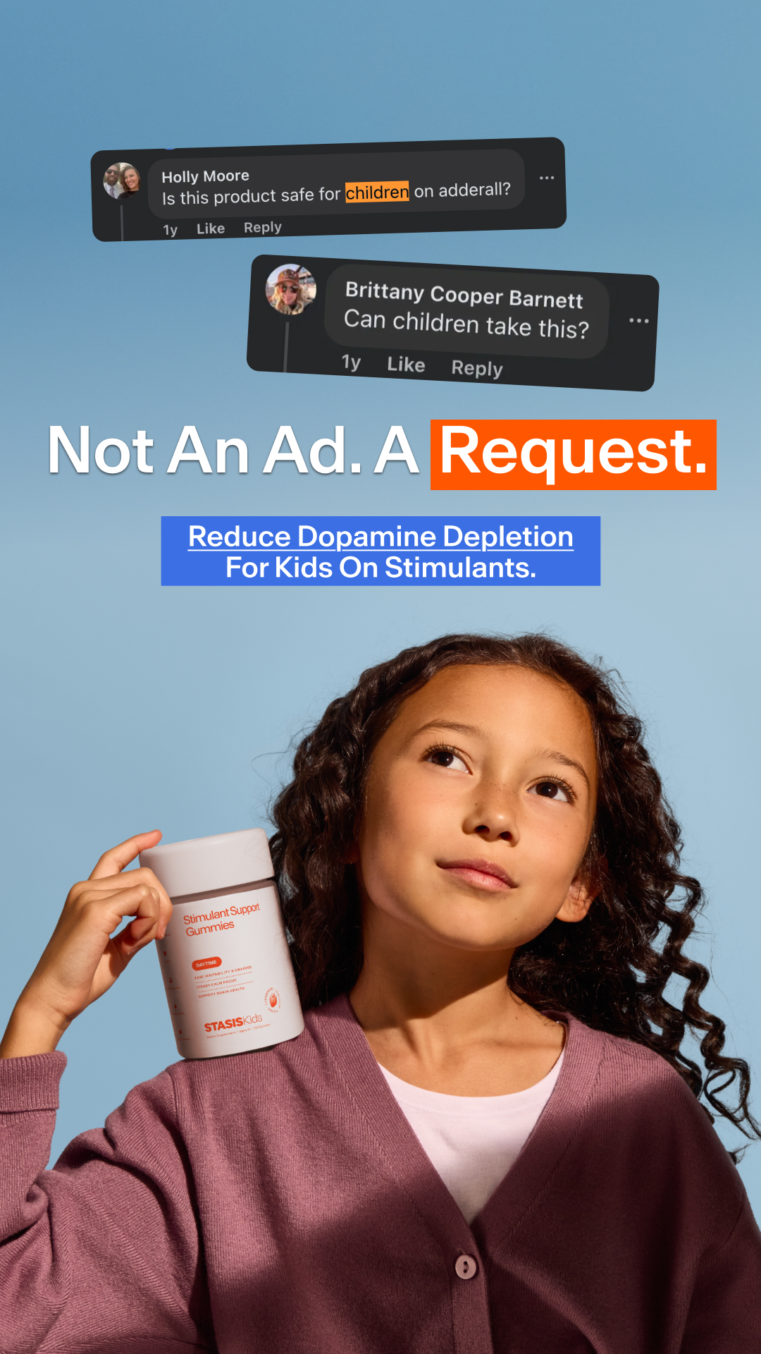 Stasis Kids Facebook ad