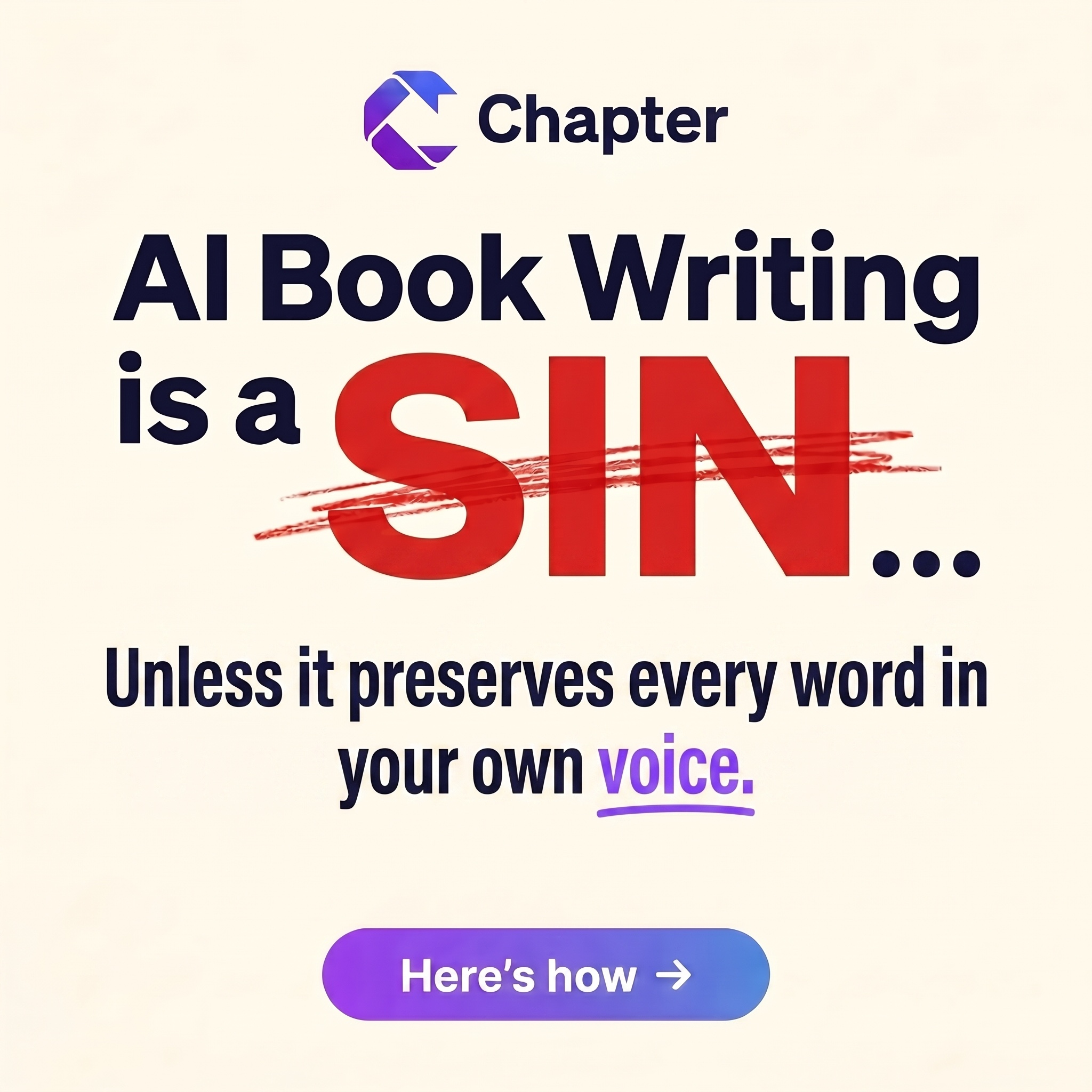 Chapter.pub Facebook ad