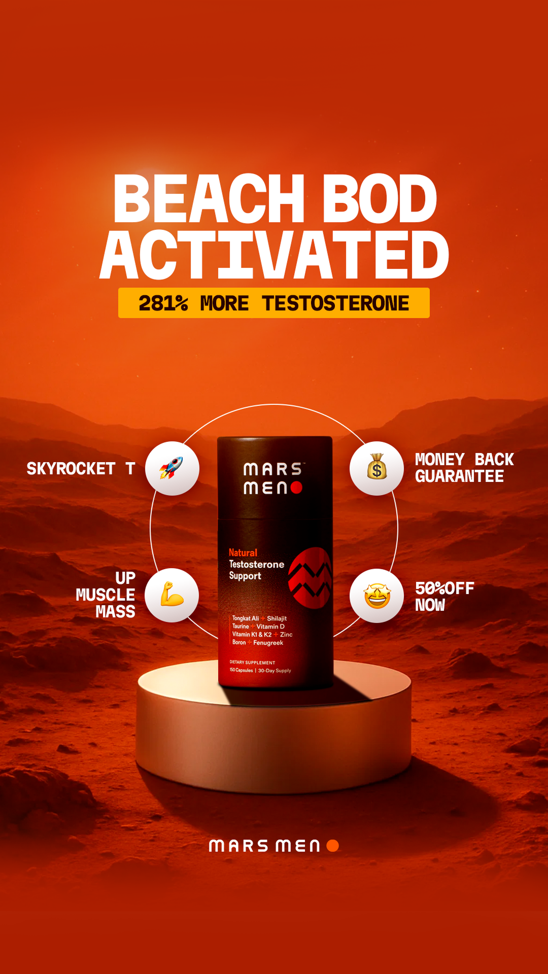 Mars Men Facebook ad