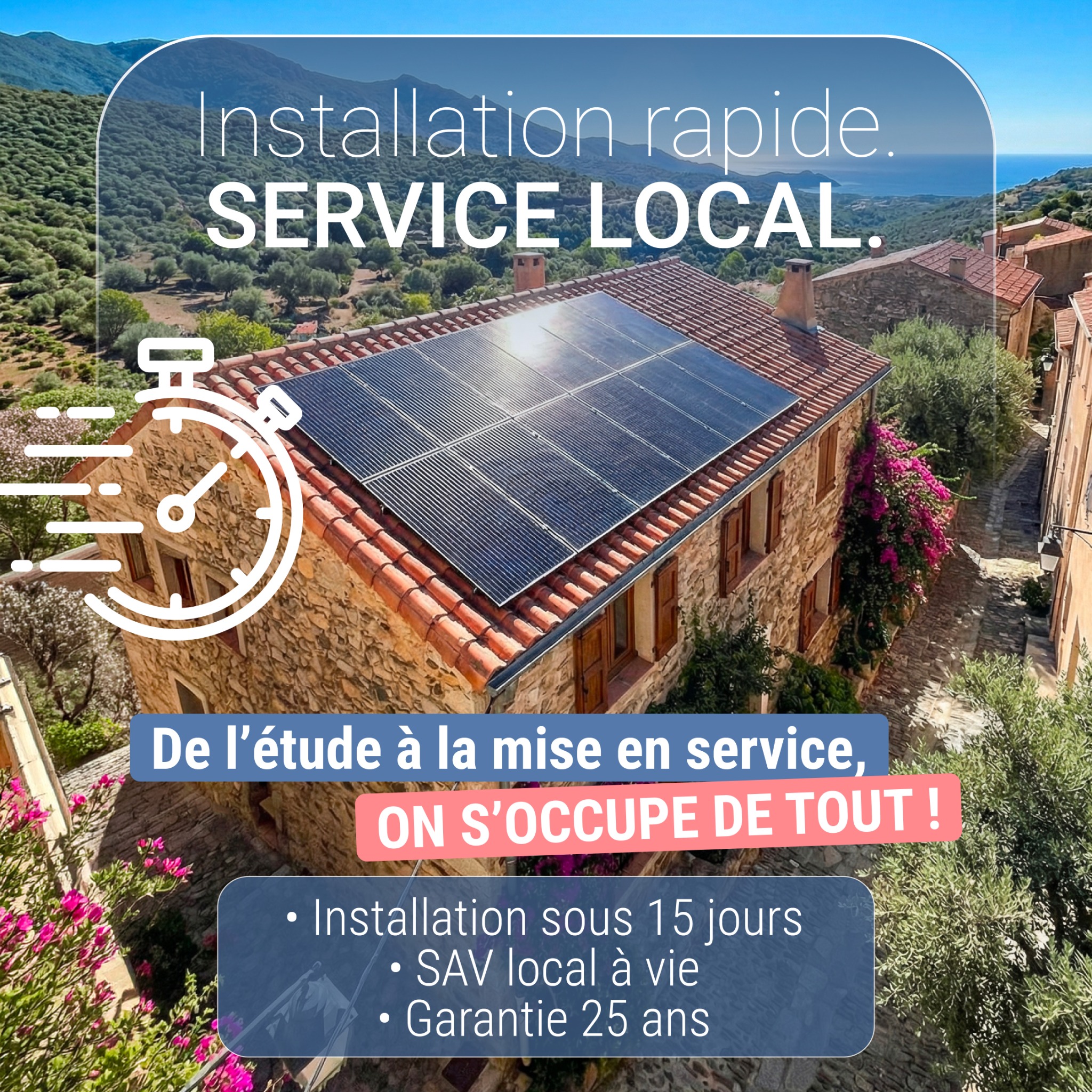 Mas Energy Corse Facebook ad from May 6, 2026