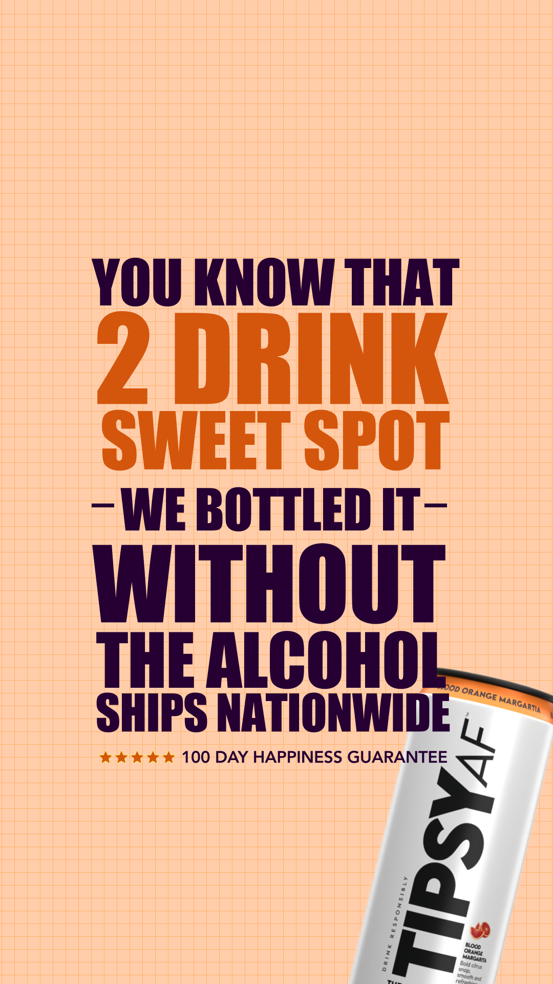 Tipsy AF Facebook ad