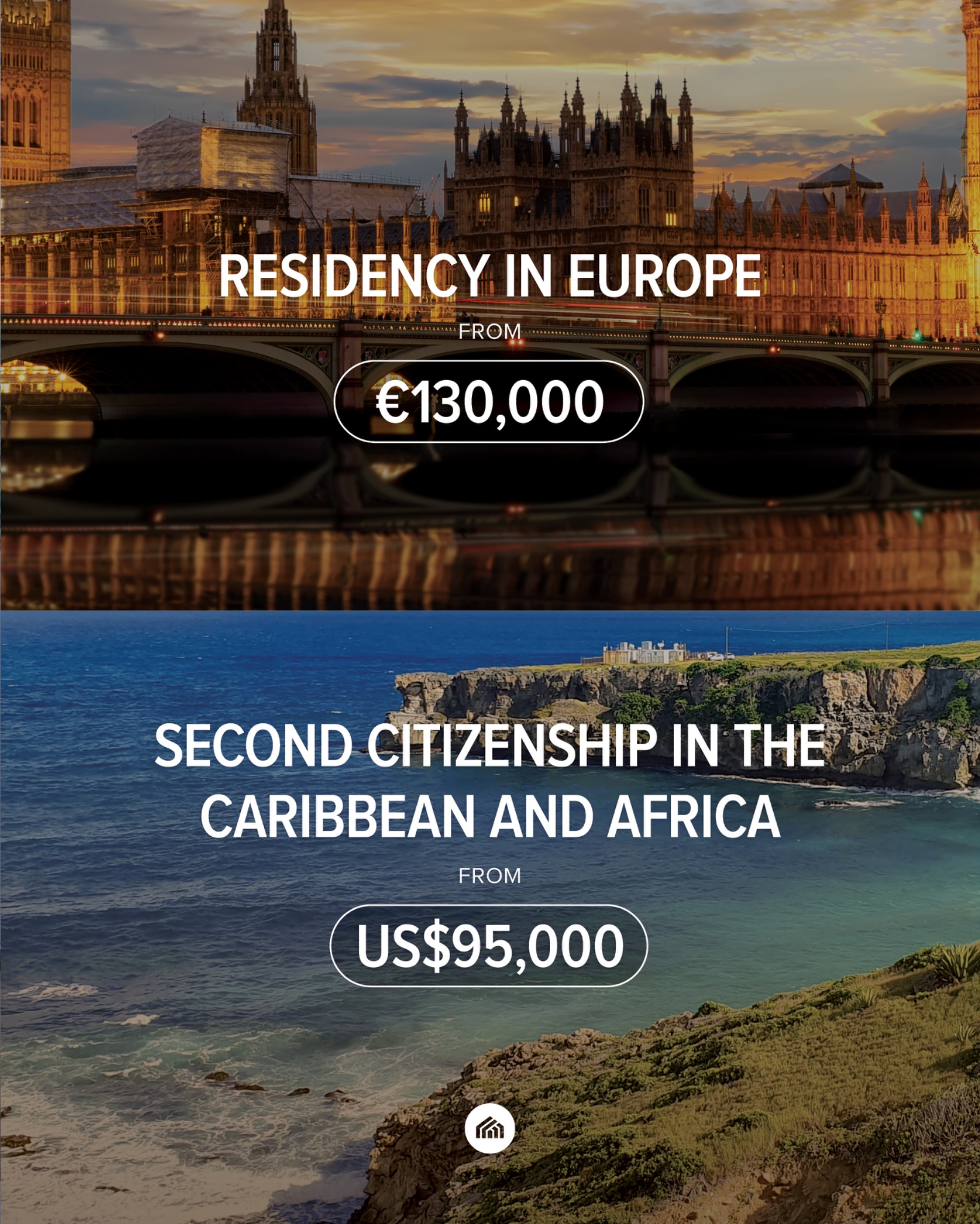 Arton Capital - Empowering Global Citizenship Facebook ad: When access becomes uncertain, options become essential.