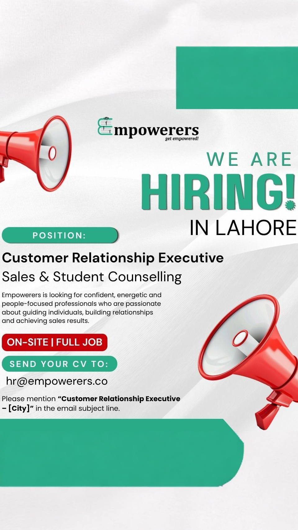 Empowerers Facebook ad